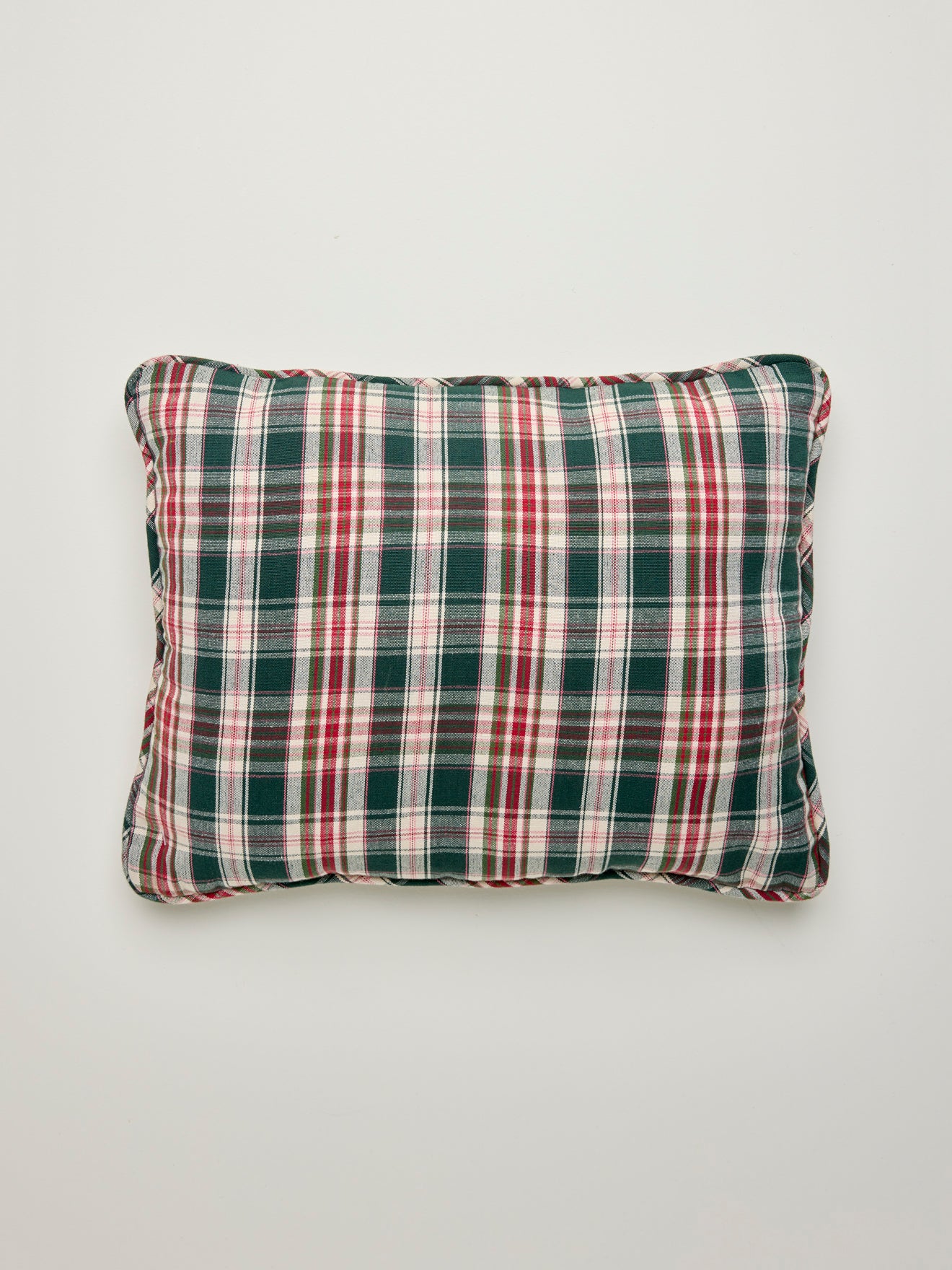 Geruite kussenhoes - Kerstcollectie