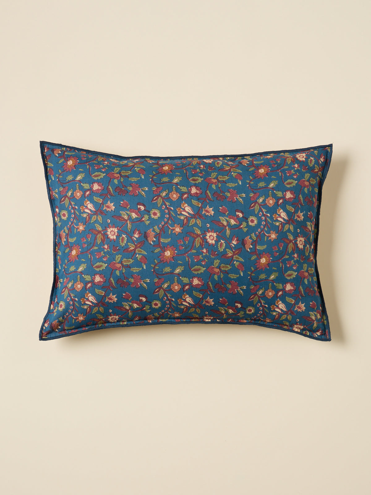 Housse de coussin imprimé indien