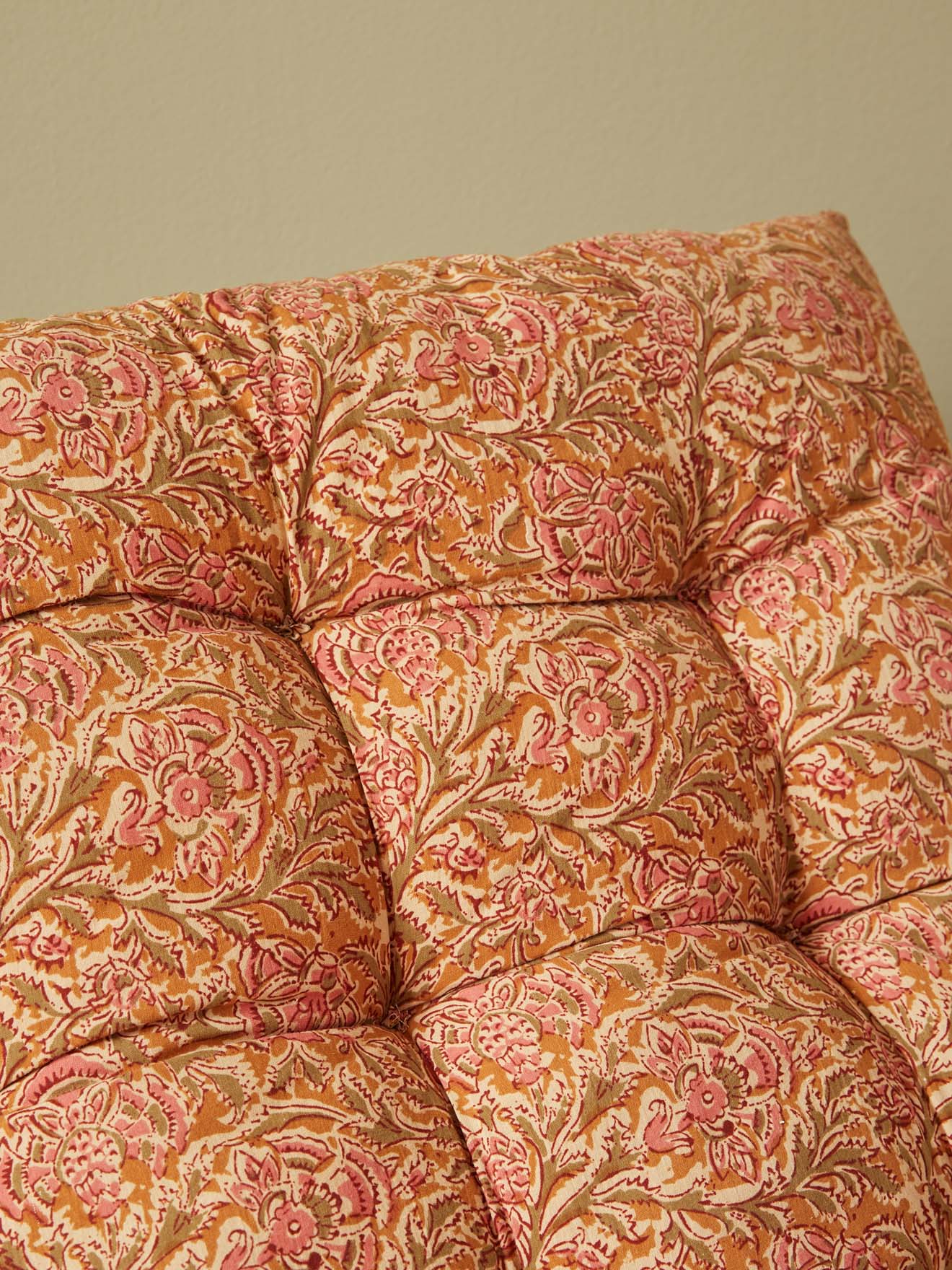 Matelas déco en tissu indien