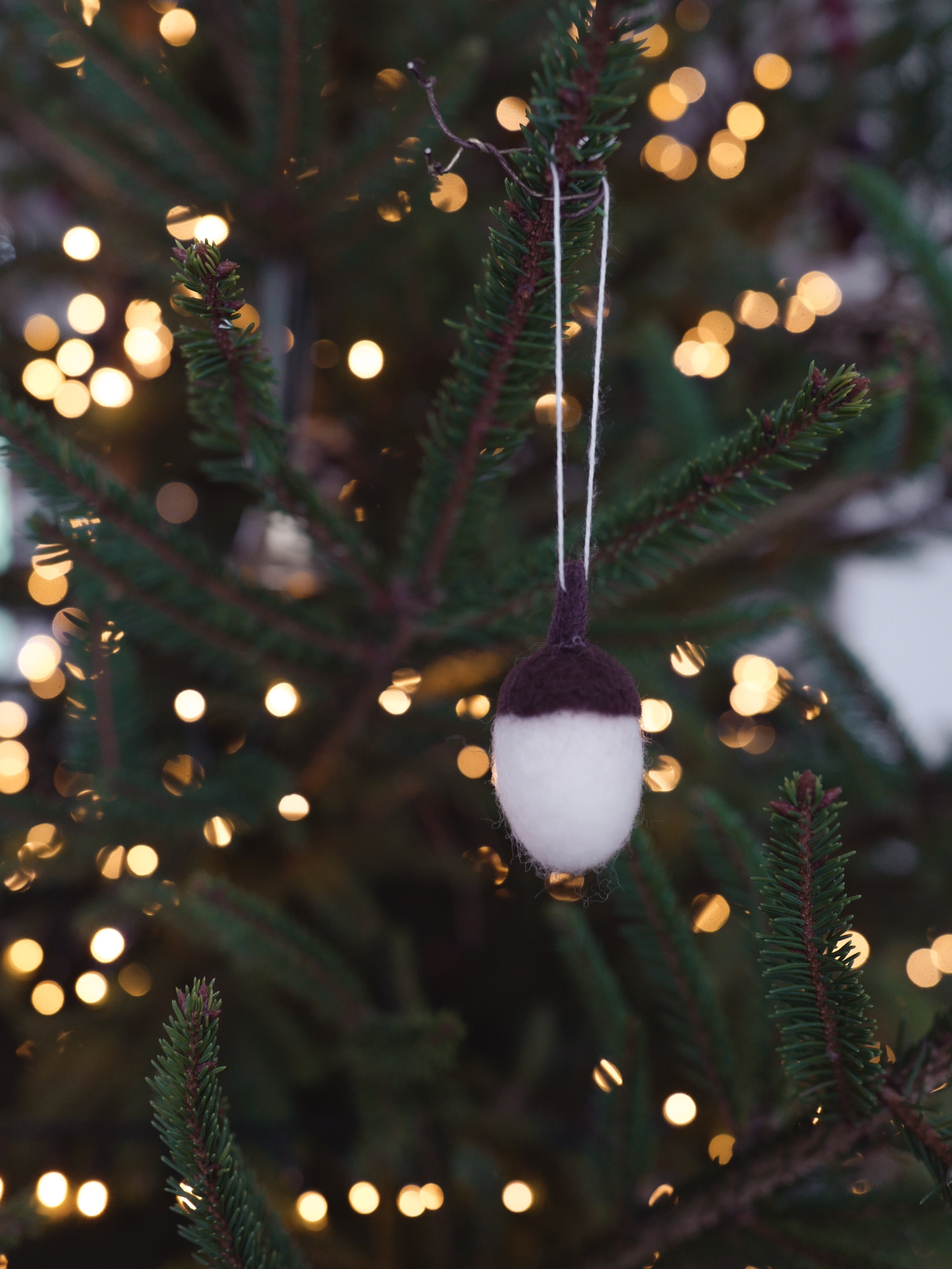 Decoratieve kwastjes in vilt - set van 4