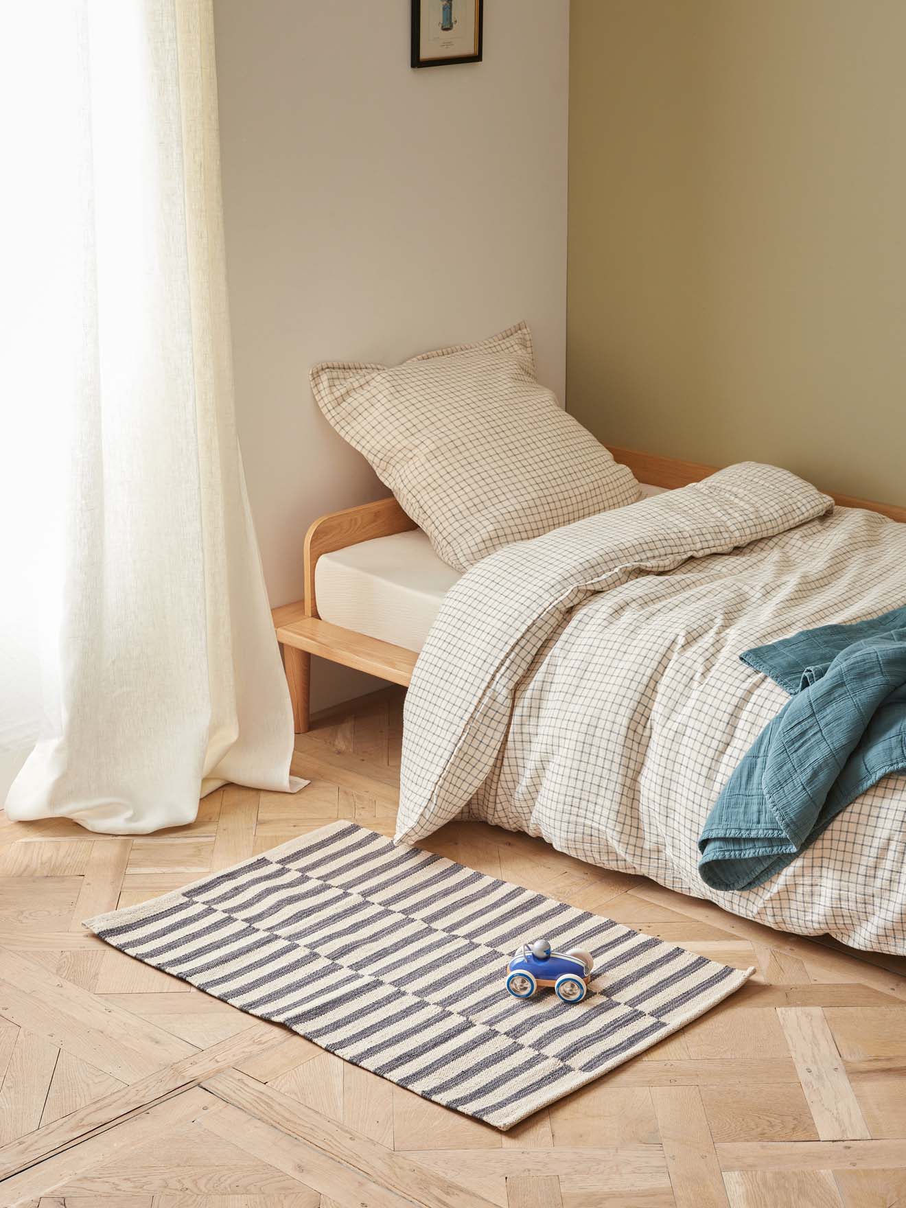 Tapis Colette en coton imprimé