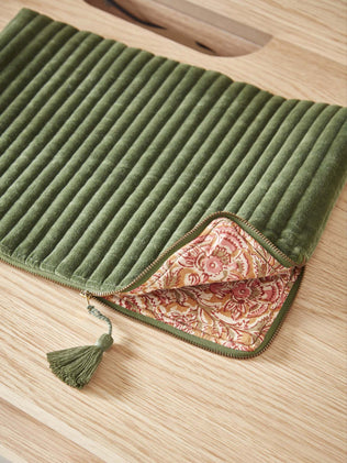 Laptoptas in velours