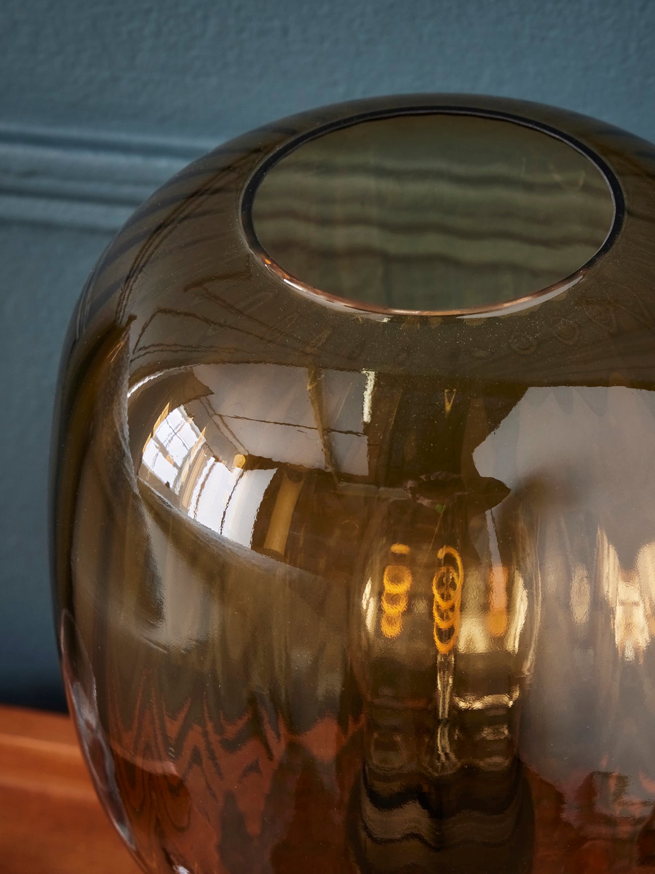 Lamp in gekleurd glas Louise