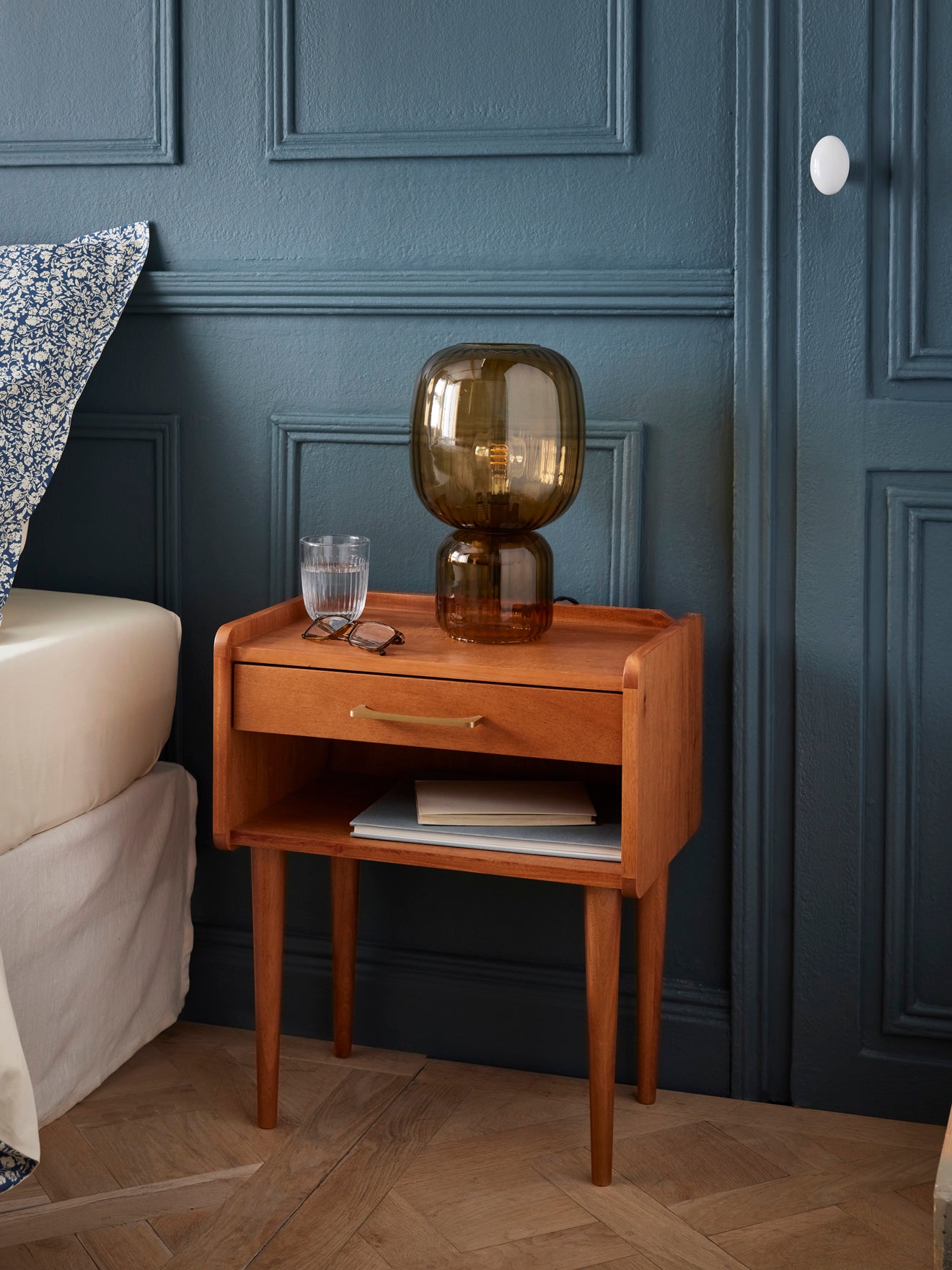 Lamp in gekleurd glas Louise