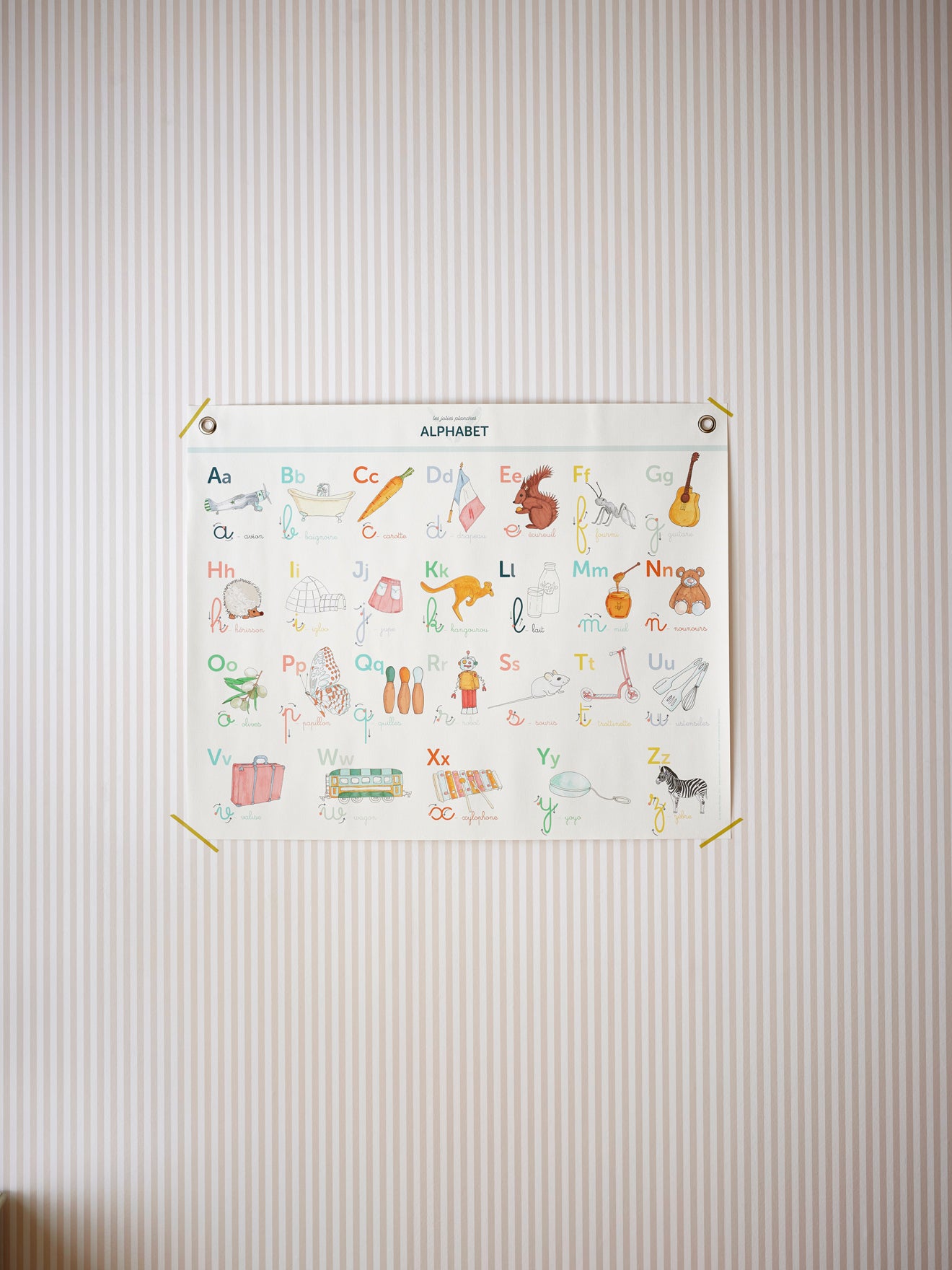 Affiche "Alfabet" - Collectie Les Jolies Planches
