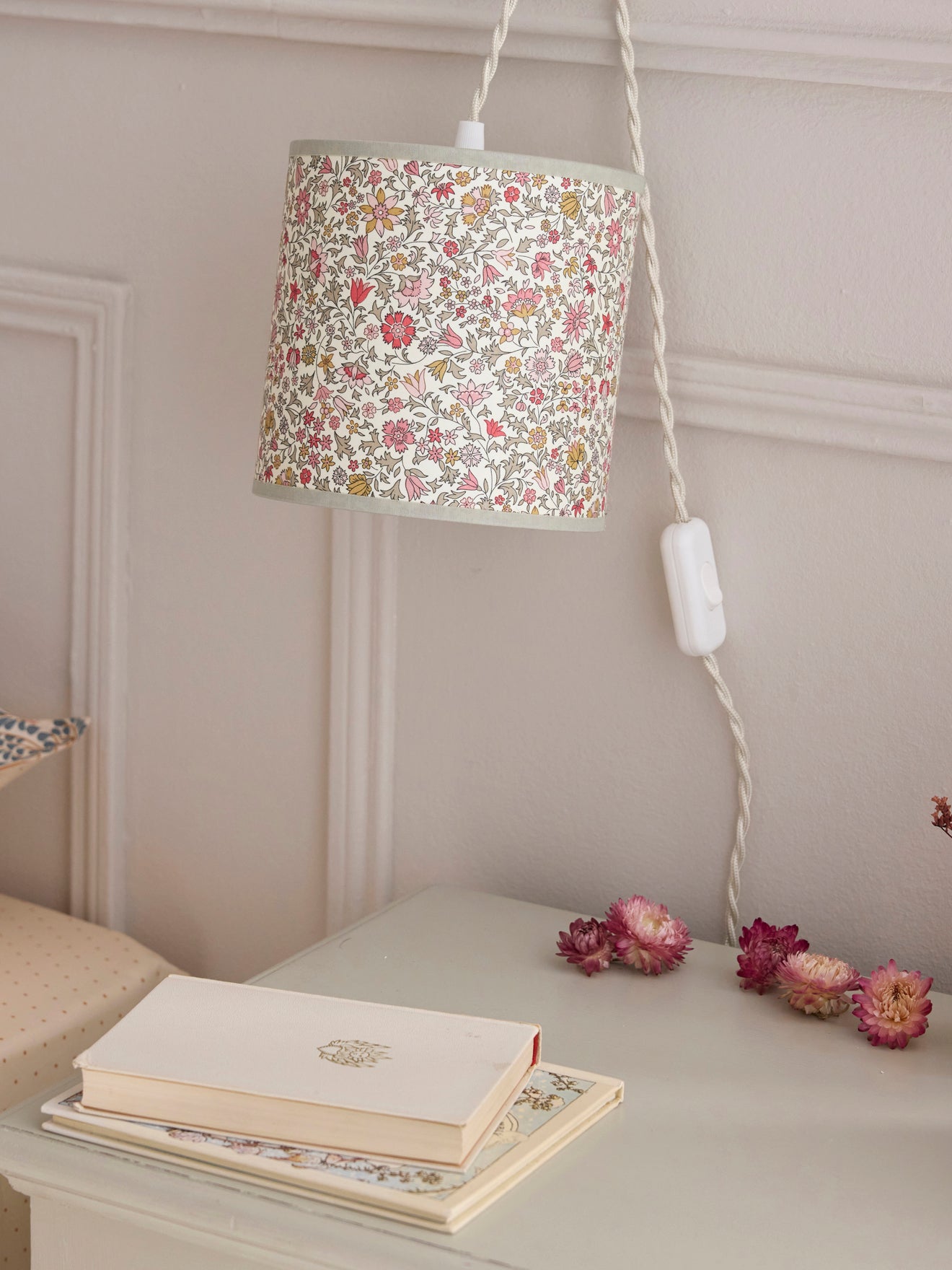 Abat-jour pour lampe baladeuse tissu Liberty