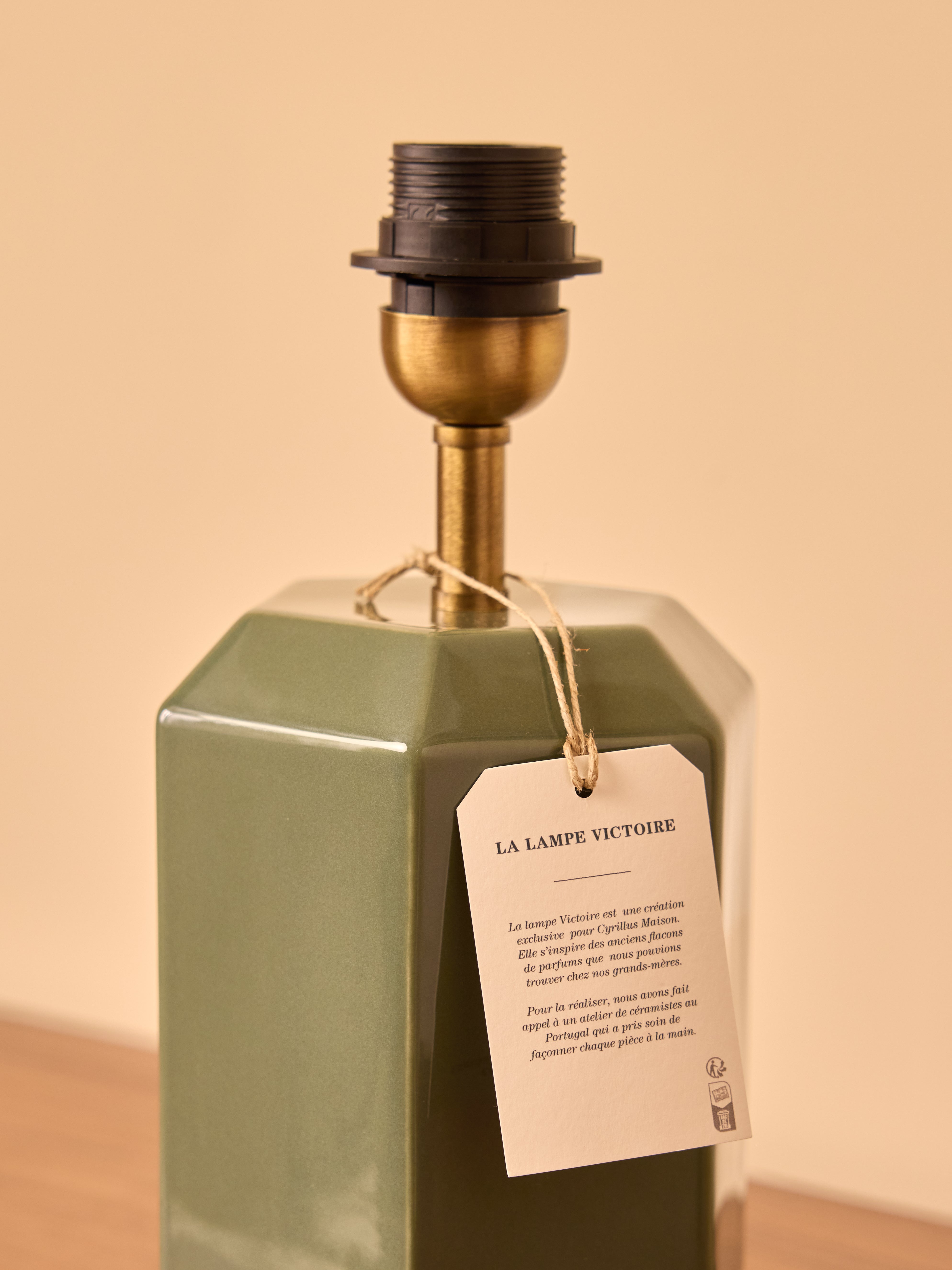 Lampenvoet in keramiek "Victoire" - klein model