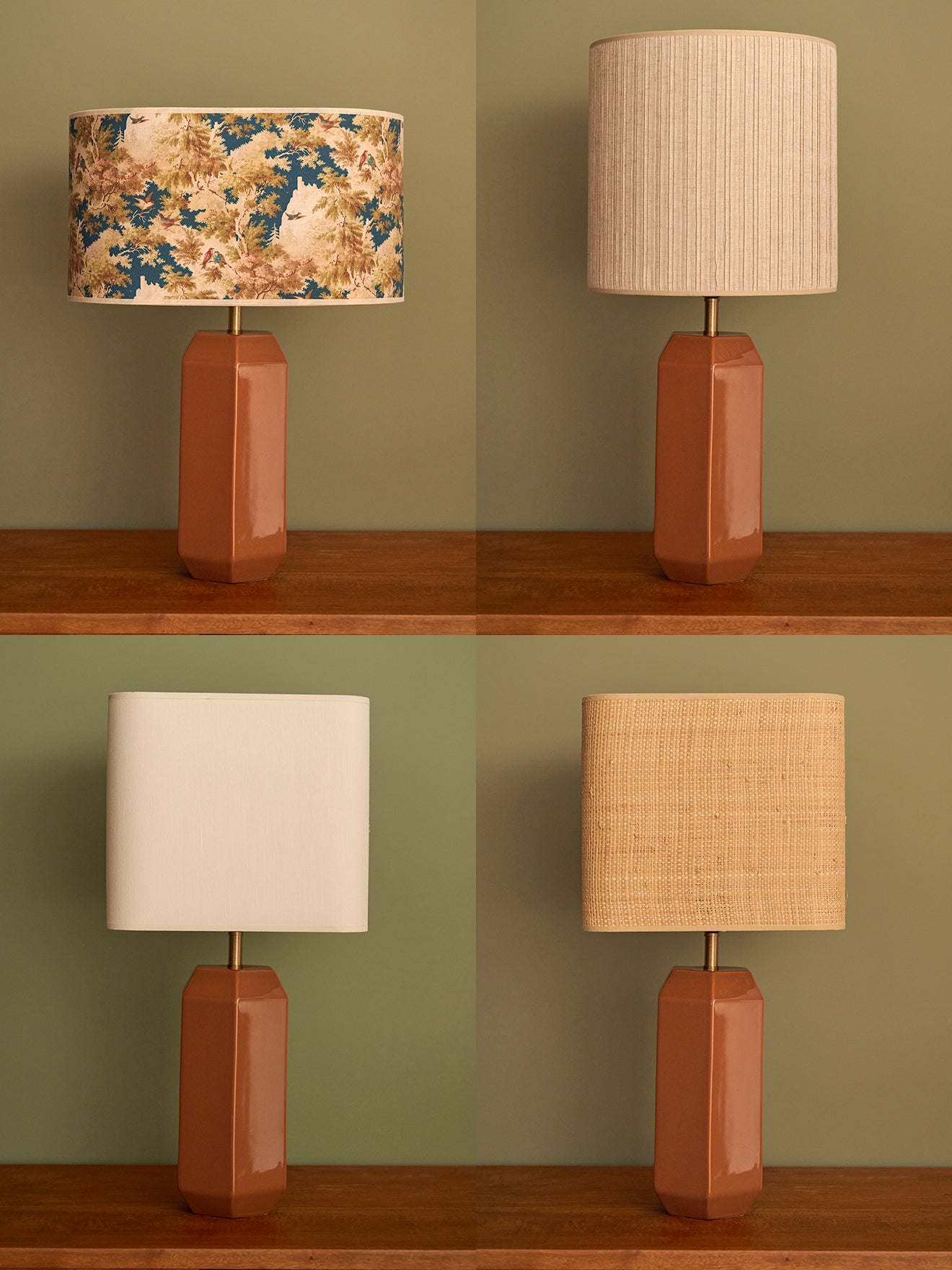 Pied de lampe en céramique - Grand modèle Victoire