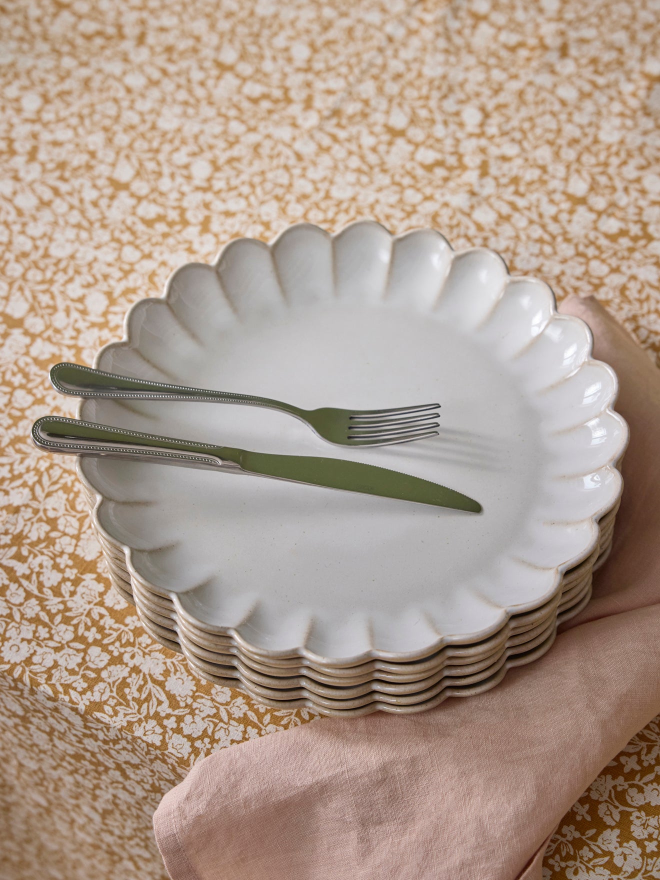 Platte borden "Marrakesh", set van 6 - Costa Nova collectie