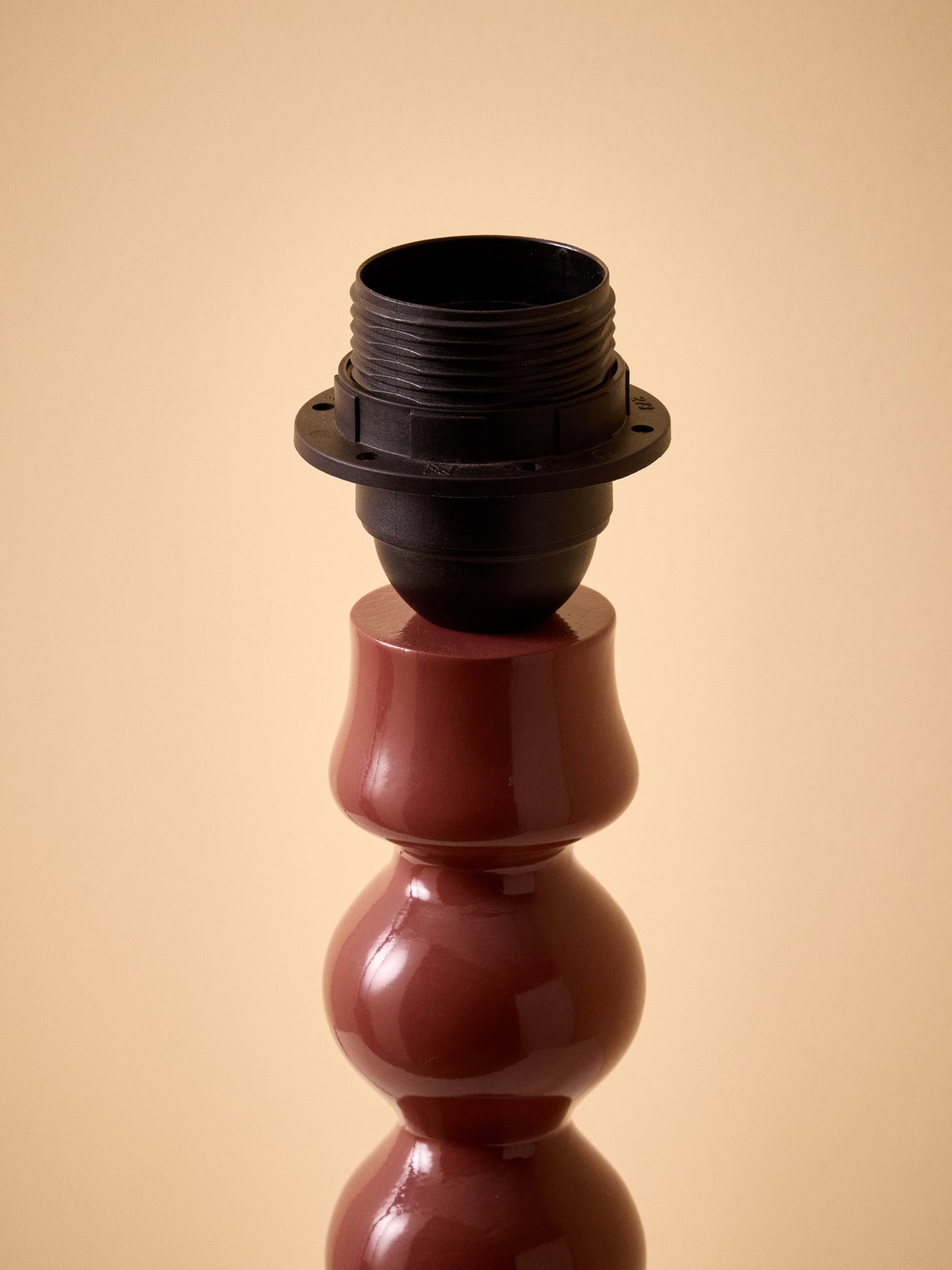 Pied de lampe en bois Bertille - Moyen Modèle