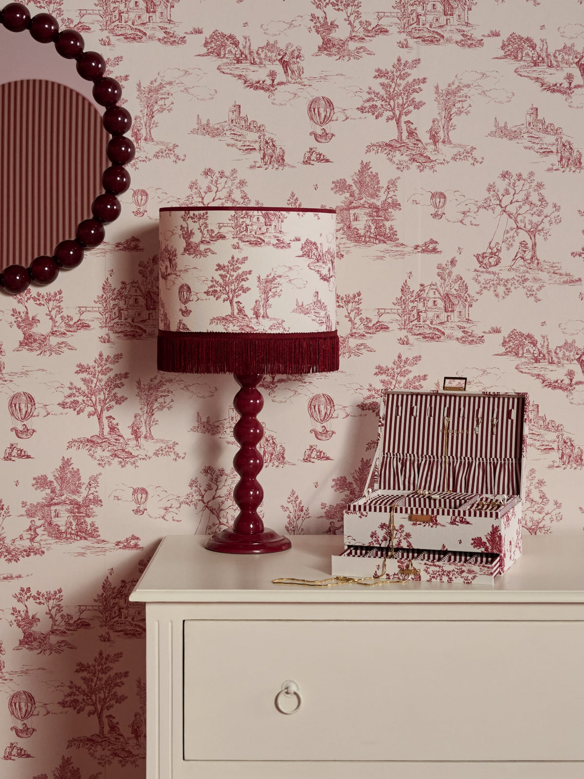 Pied de lampe en bois Bertille - Moyen Modèle