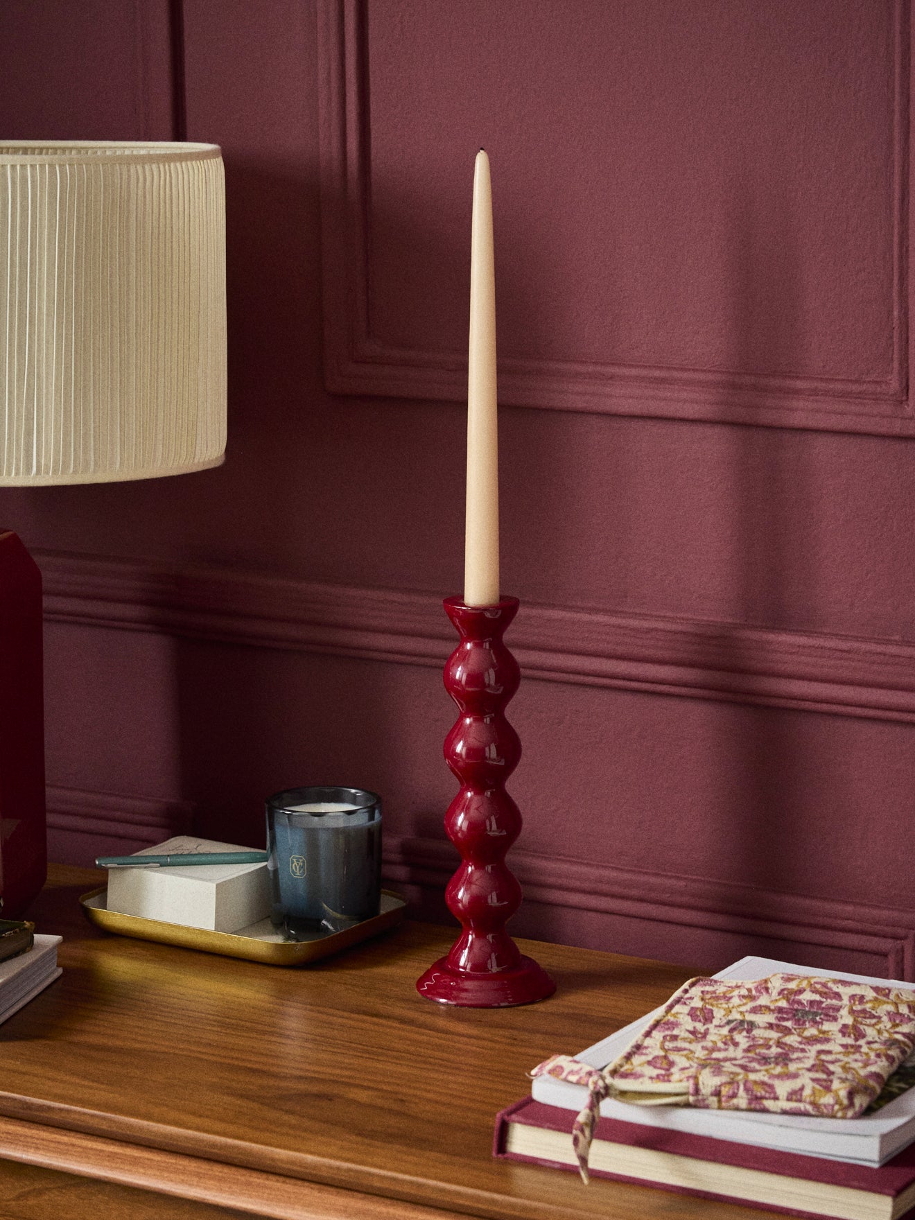 Bolvormige kandelaar "Emma" - groot model