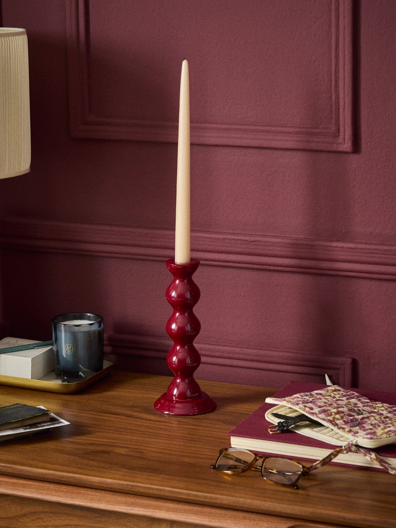 Bolvormige kandelaar "Emma" - middelgroot model