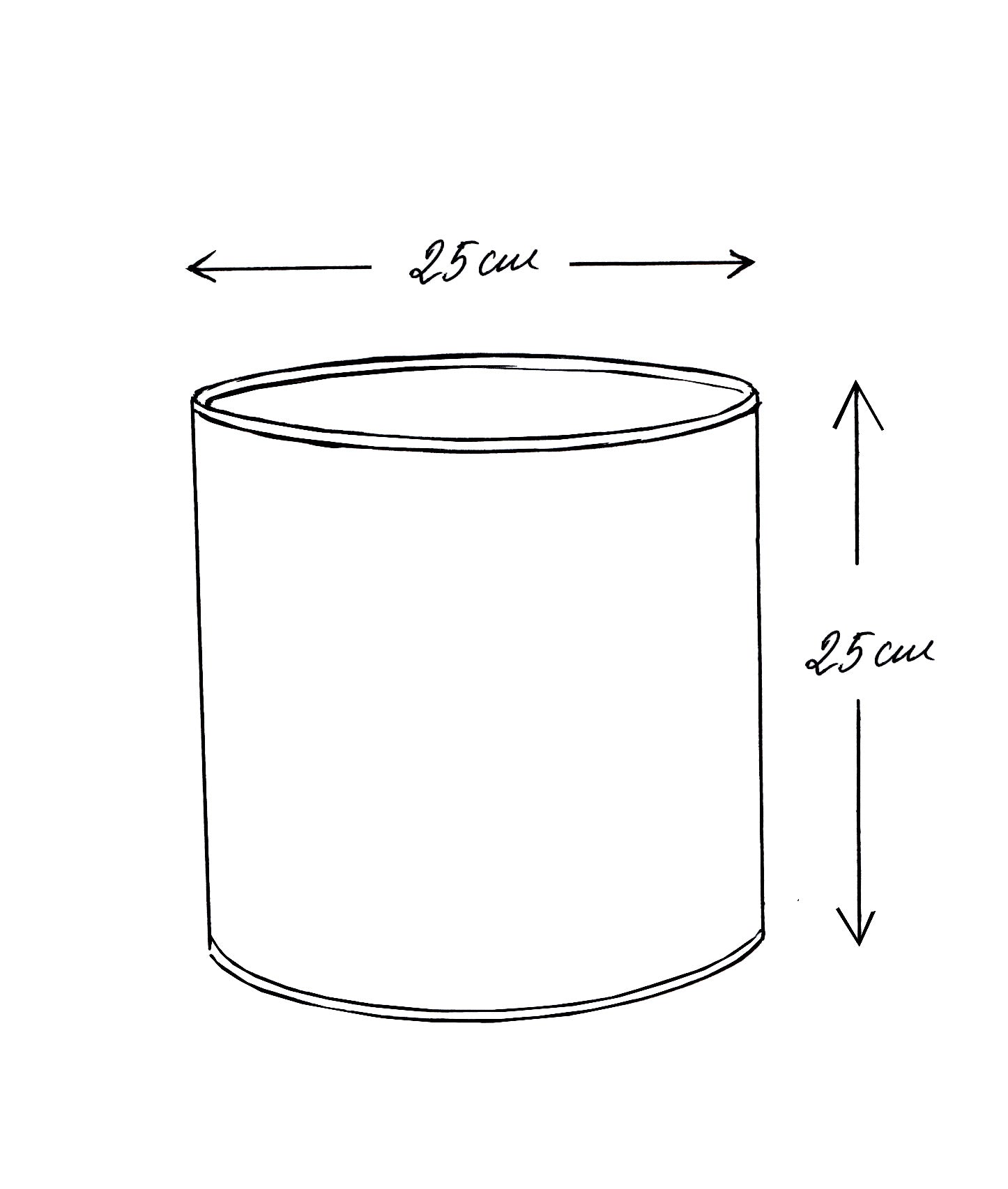 Abat-jour plissé en lin - petit modèle Victoire