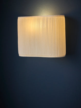 Applique ovale plissée