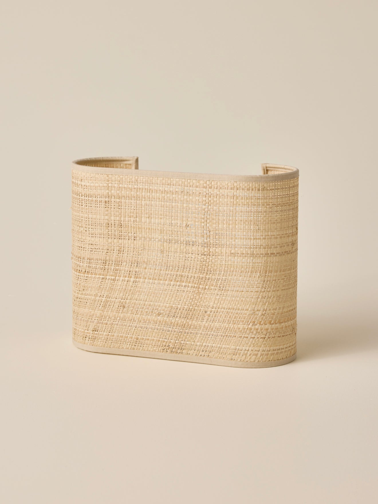 Wandlamp in raffia