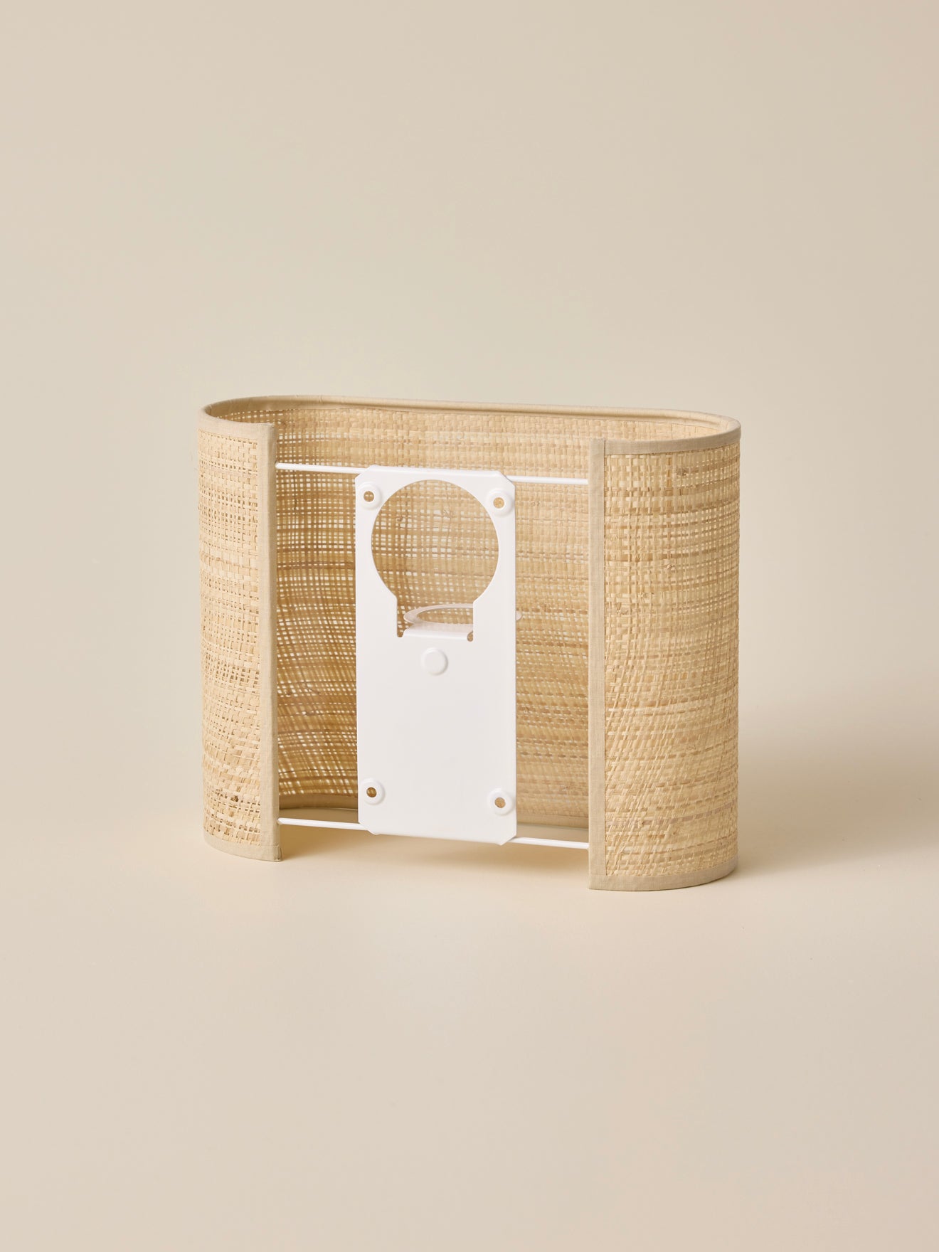 Wandlamp in raffia