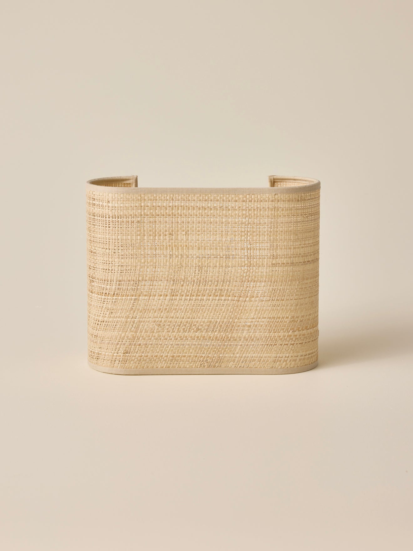 Wandlamp in raffia