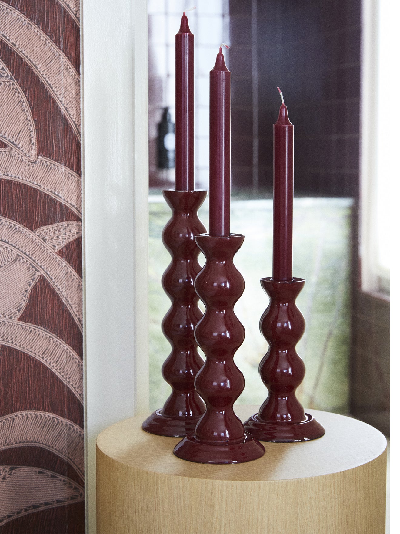 Bolvormige kandelaar "Emma" - klein