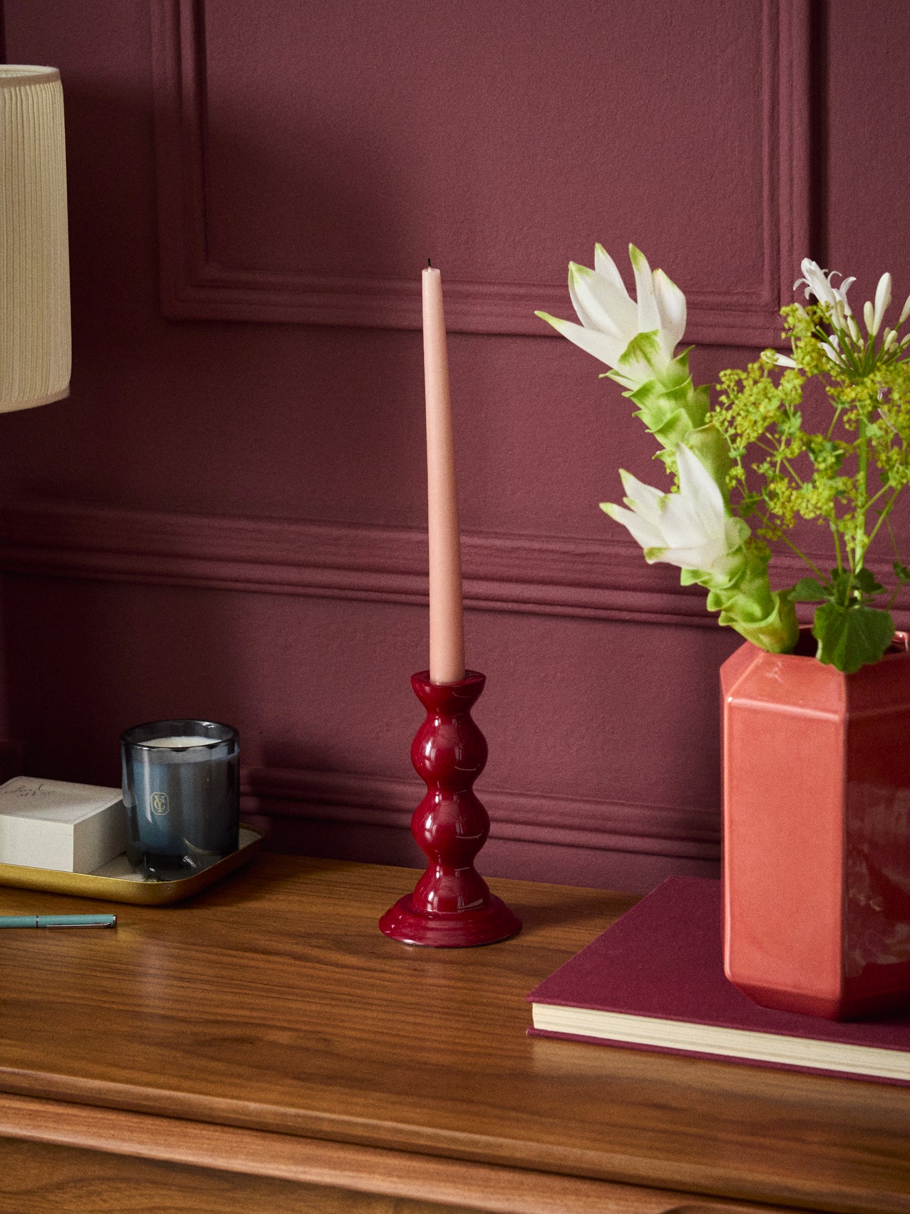 Bolvormige kandelaar "Emma" - klein