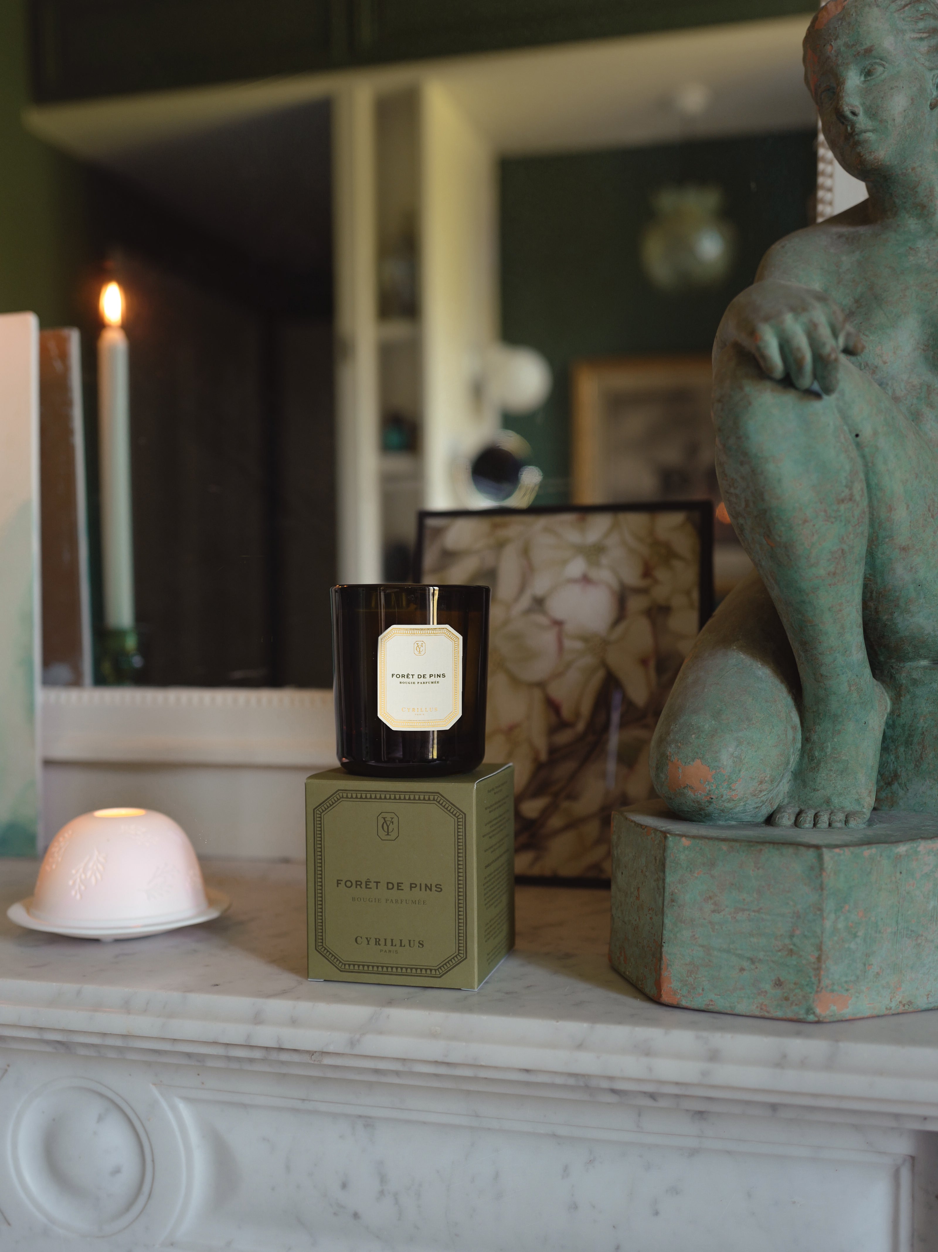 Kerstkaars - Dennenbos