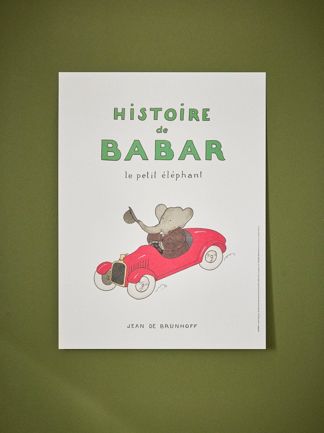 Poster Babar Auto - Oneart