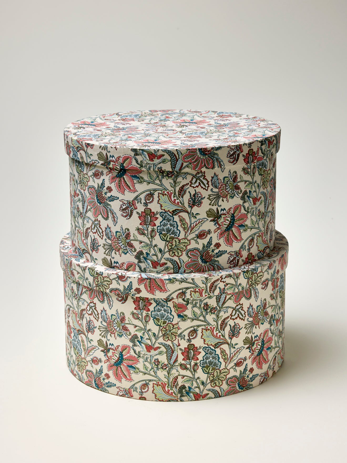 Ronde doos in papier "Augustine" - set van 2