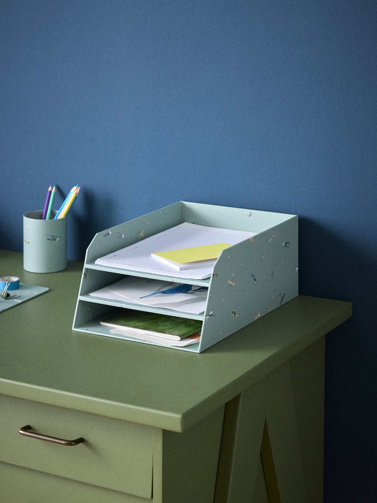 Documentenhouder in bedrukt papier