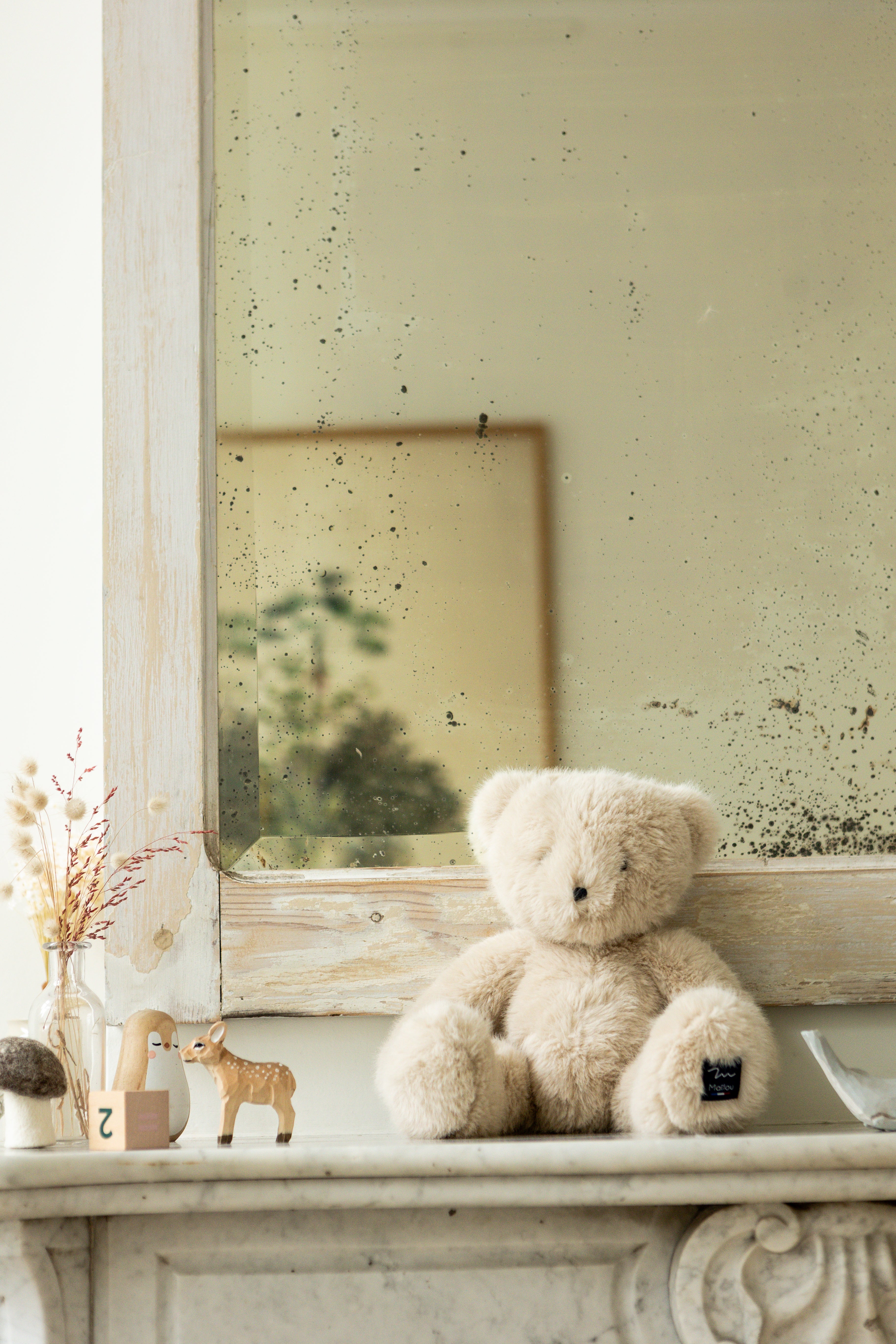 Pluchen teddybeer Louison - Cyrillus X Maïlou Tradition