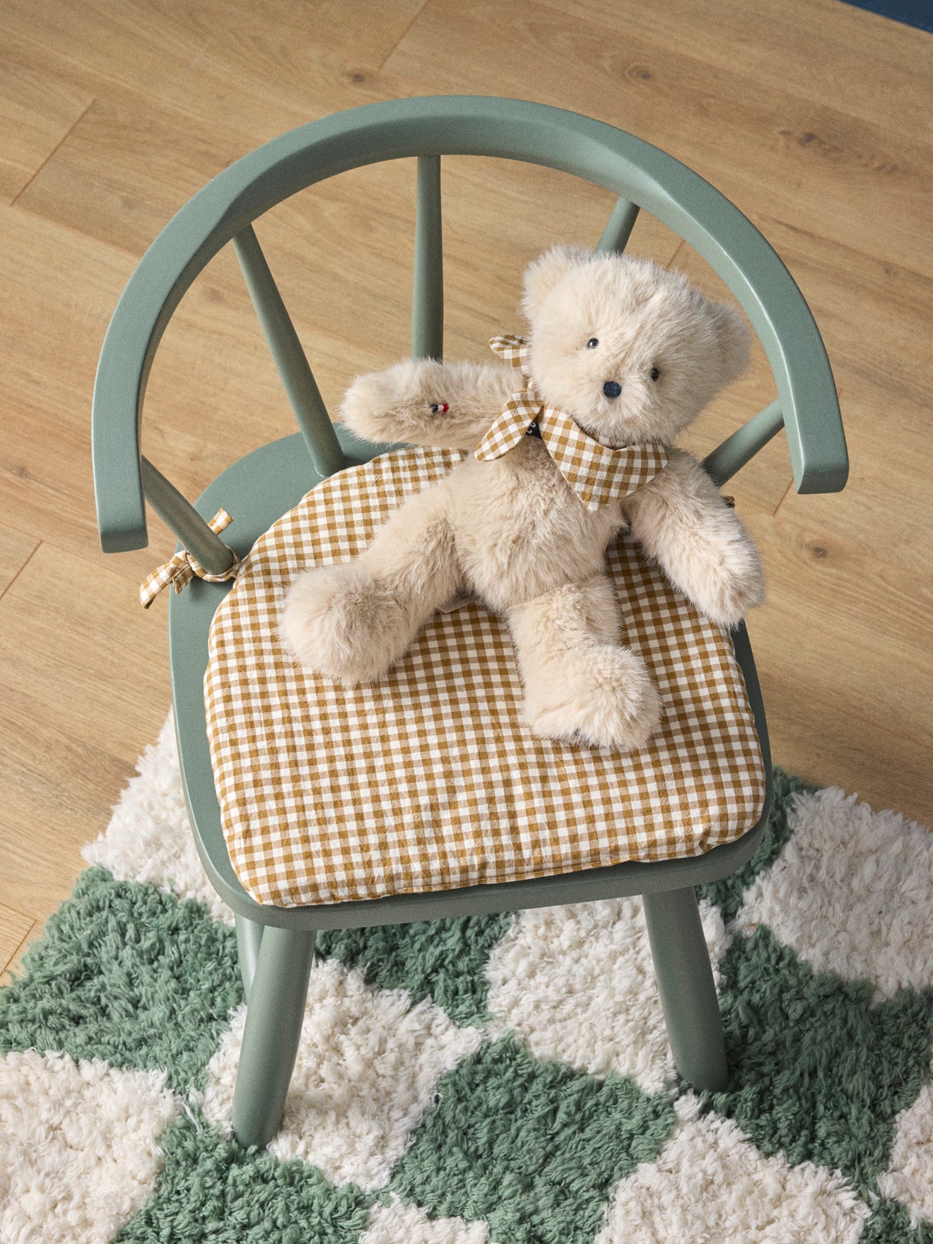 Pluchen teddybeer Louison - Cyrillus X Maïlou Tradition
