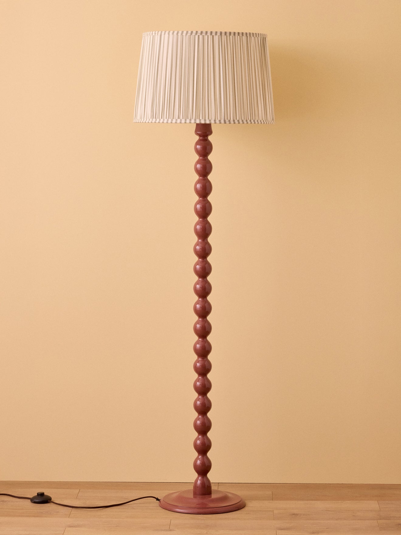 Lampenkap met plooitjes en streepjes - groot model