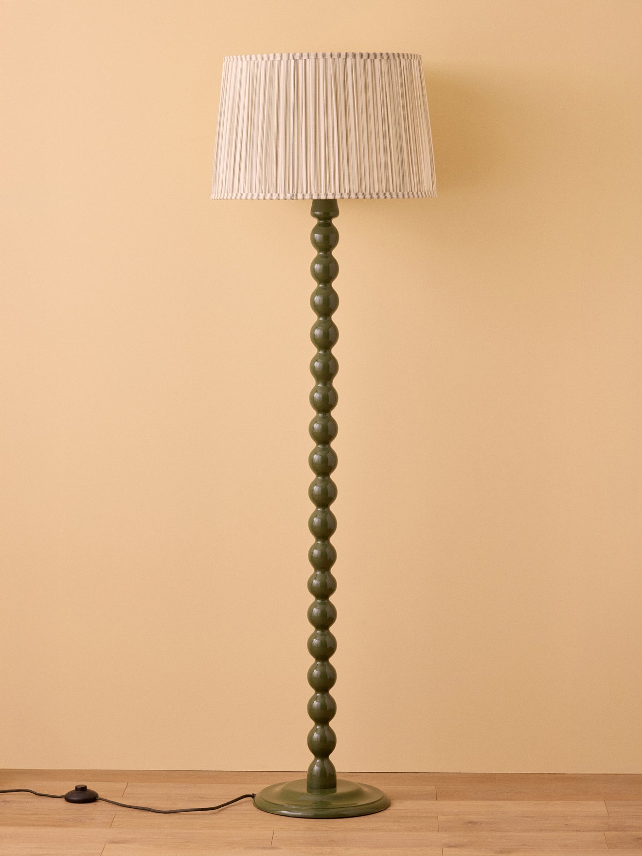 Lampenkap met plooitjes en streepjes - groot model