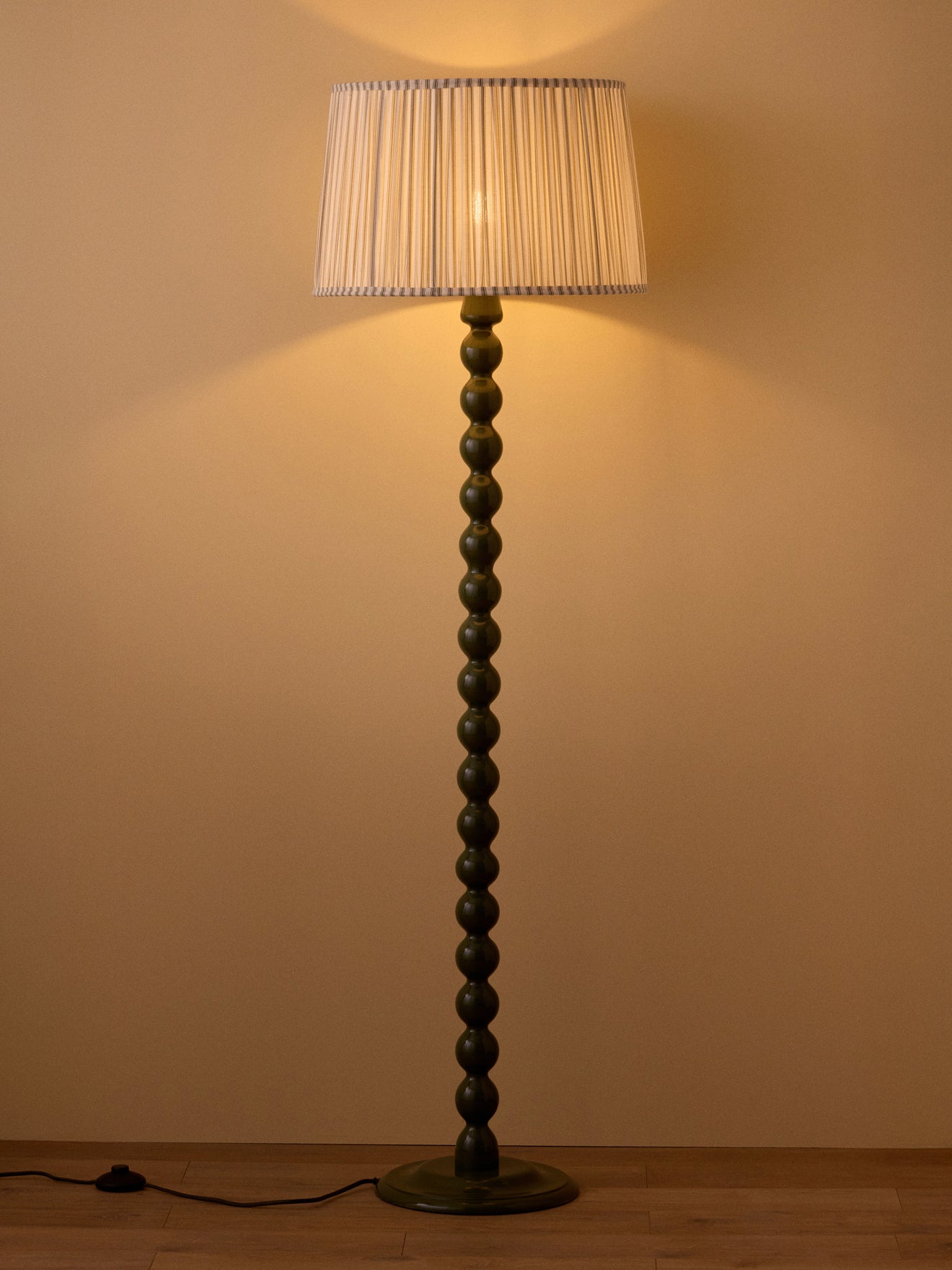 Lampenkap met plooitjes en streepjes - groot model