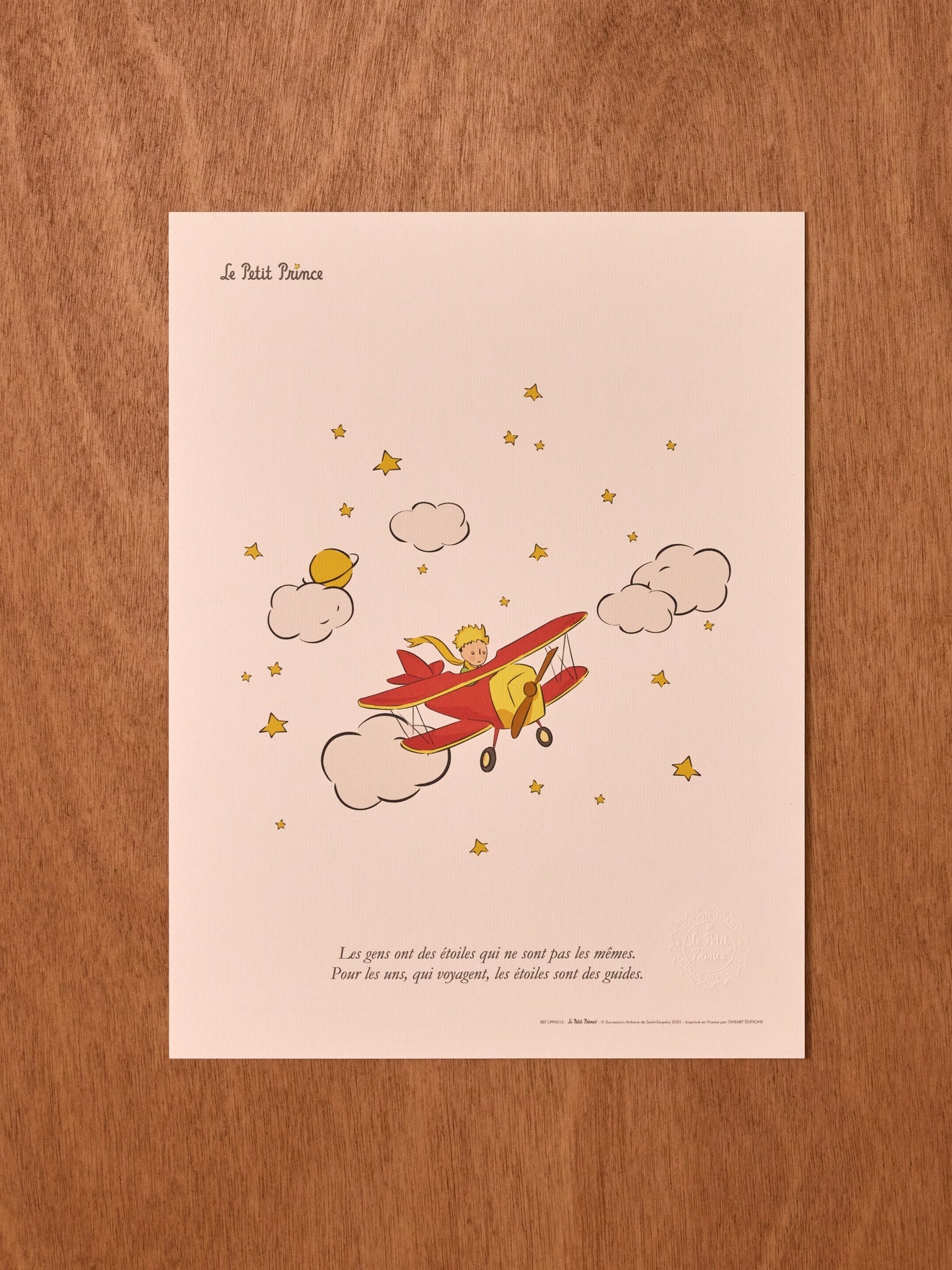 Poster Petit Prince - Cyrillus X Oneart