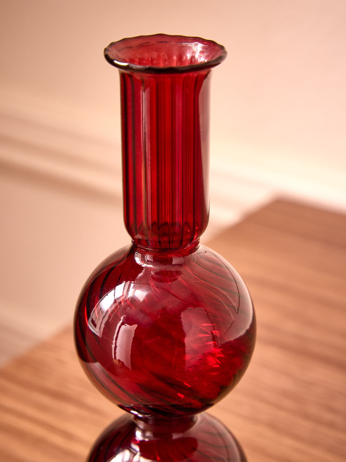 Glazen kandelaar "Auguste" - klein model