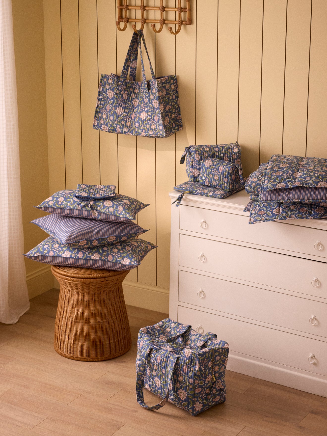 Trousse de toilette imprimé indien Bella