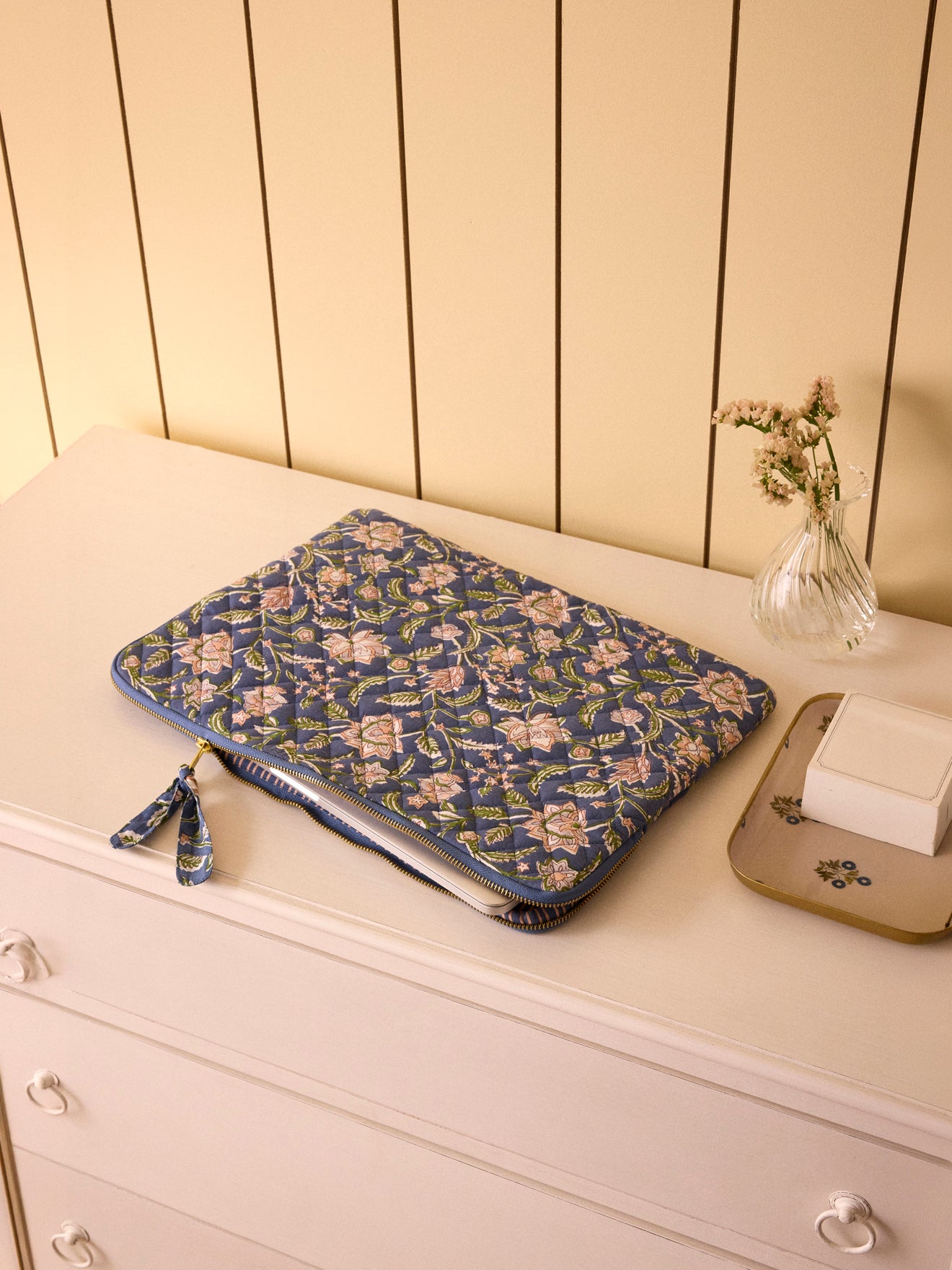 Pochette ordinateur imprimé indien Bella