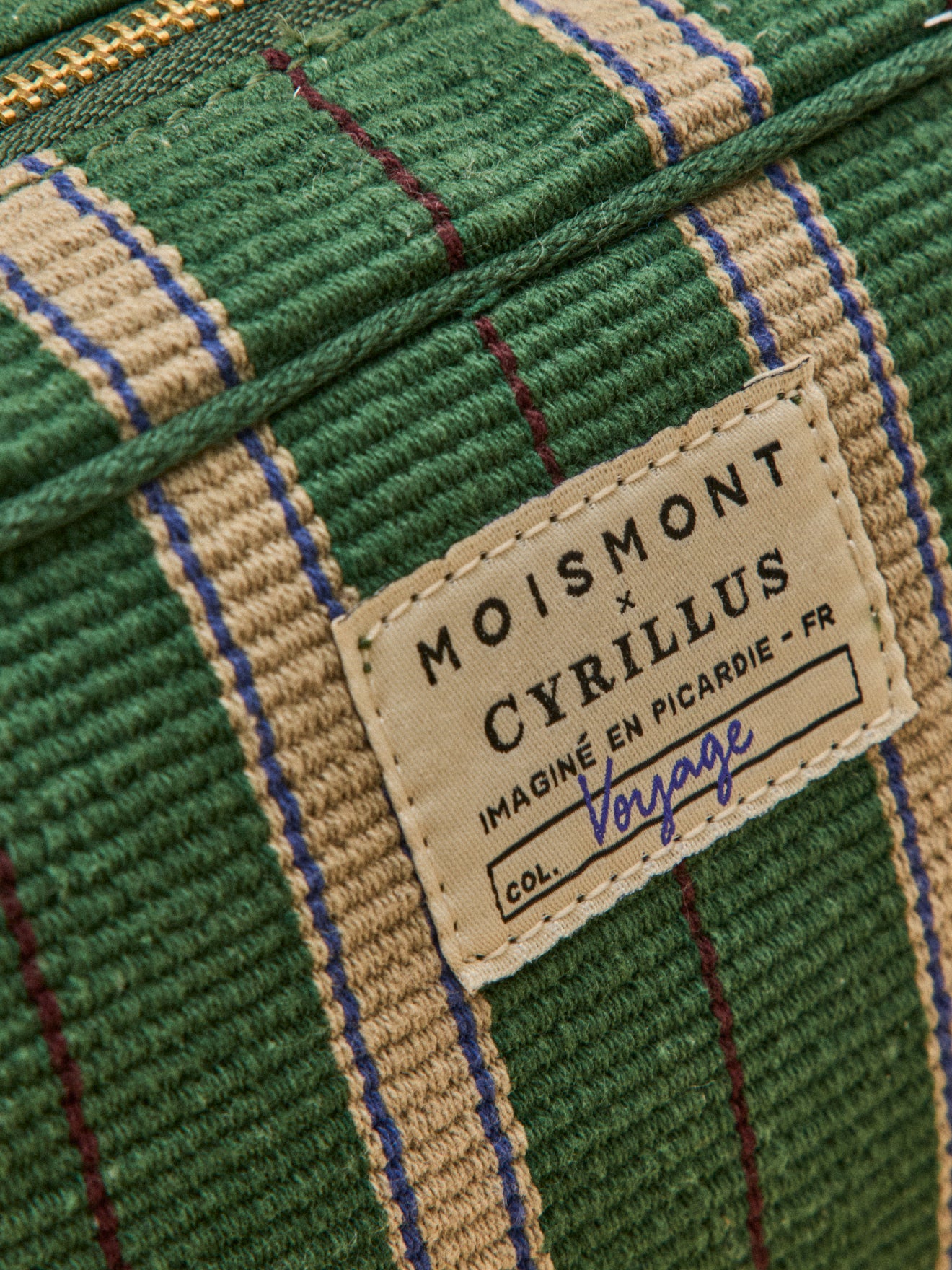 Grande pochette rayée - Collaboration Moismont x Cyrillus