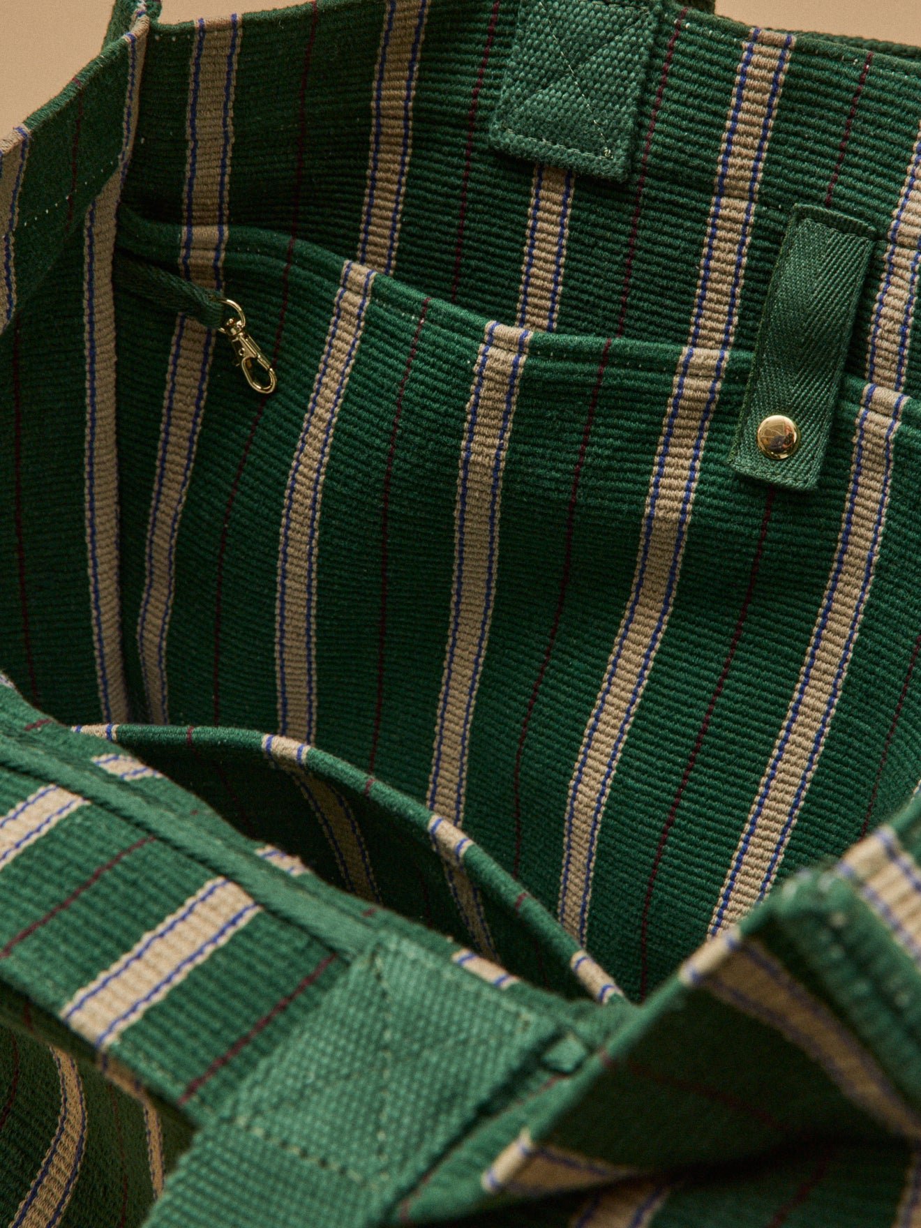 Maxi cabas rayé - Collaboration Moismont x Cyrillus