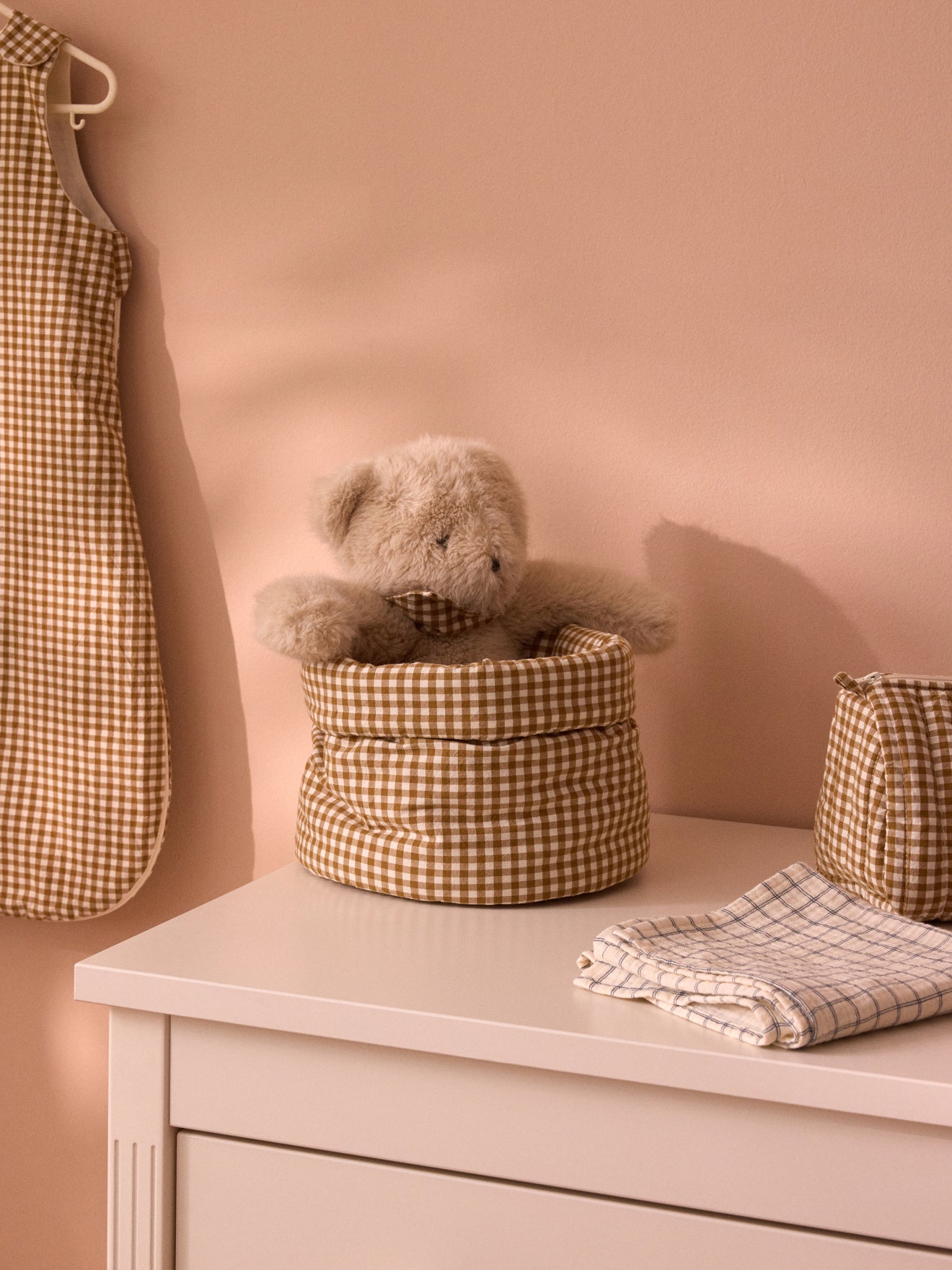 Pochon matelassé vichy