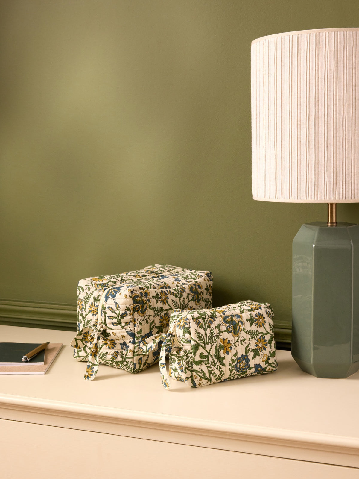 Toilettas met Indiase print