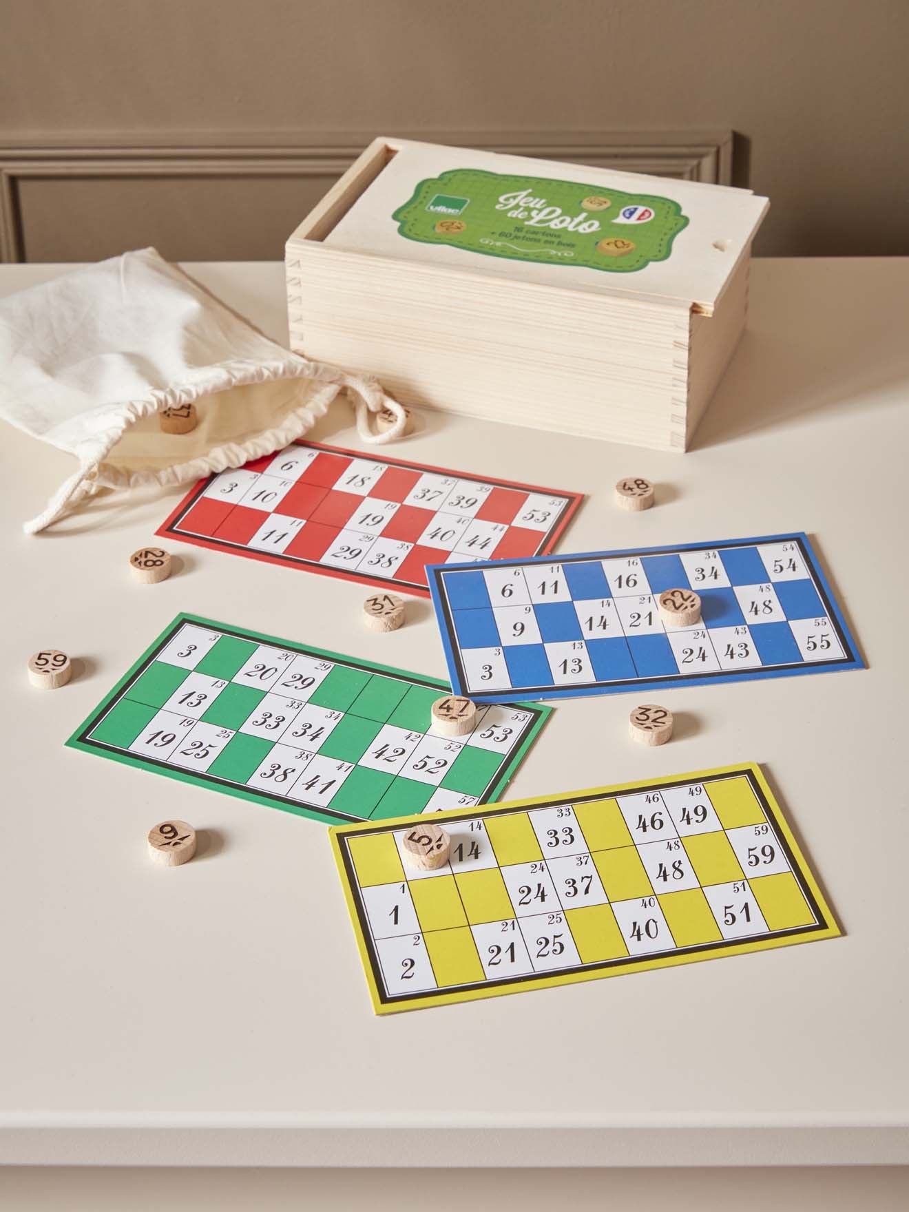 Jeu de loto en bois - Collection Vilac