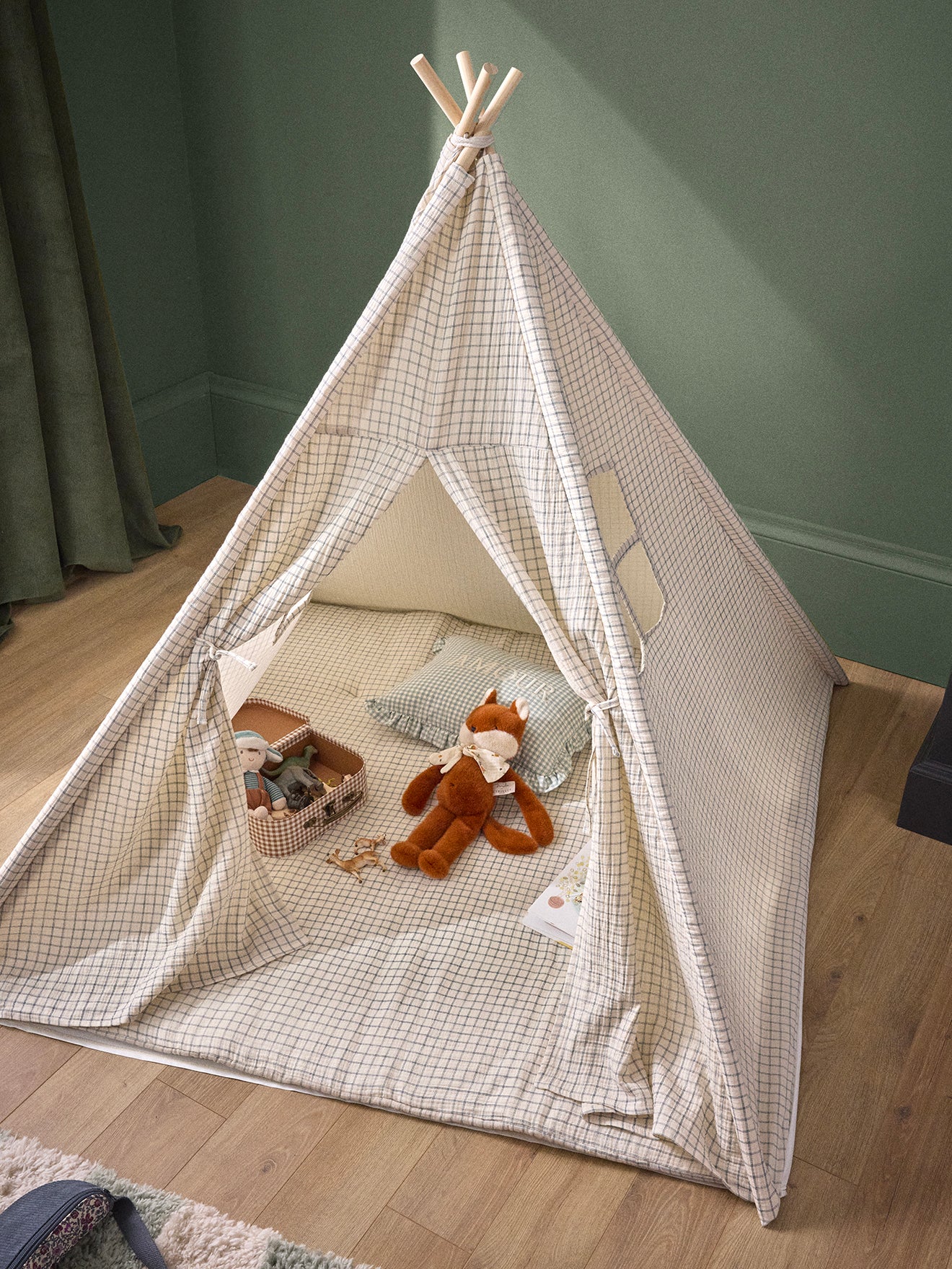 Kindertent Charly in tetrastof