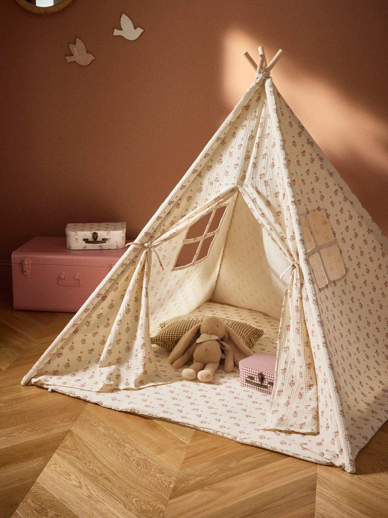 Kindertent Charly in tetrastof