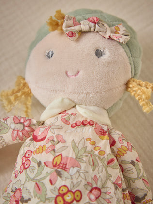 Poupée Juliette en tissu imprimé Mireille
