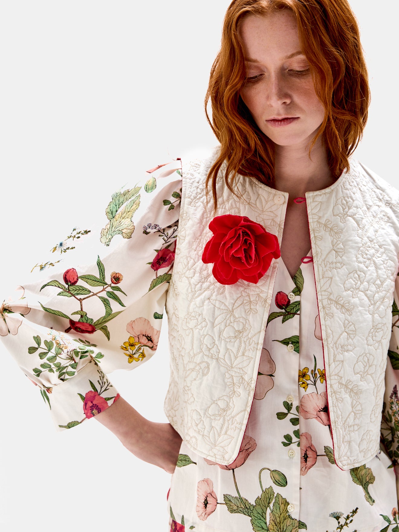 Broche fleur Pivoine - Collection Deyrolle X Cyrillus