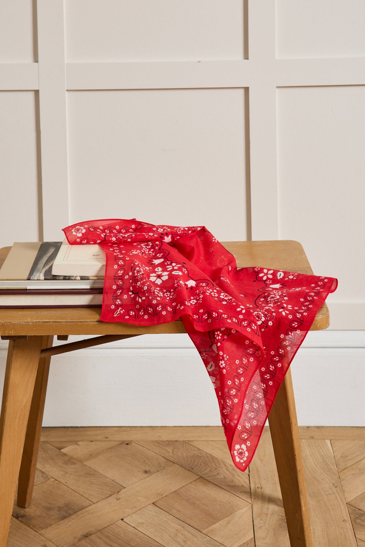 Gebloemde bandana in biokatoen