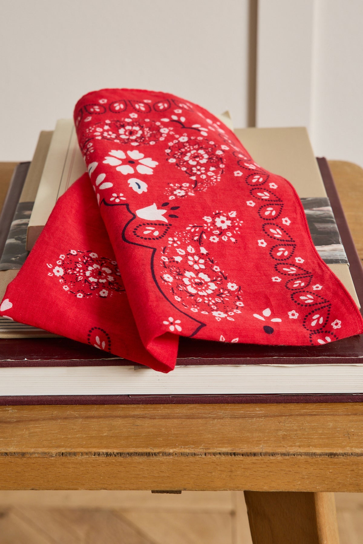 Gebloemde bandana in biokatoen