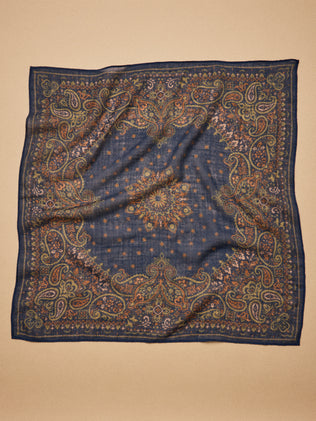 Bedrukte wollen damesbandana