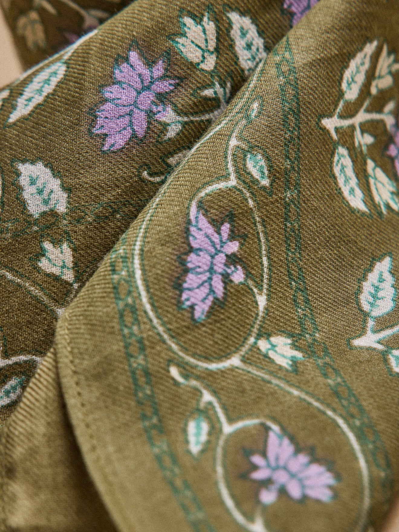 Damesfoulard met Indiase print